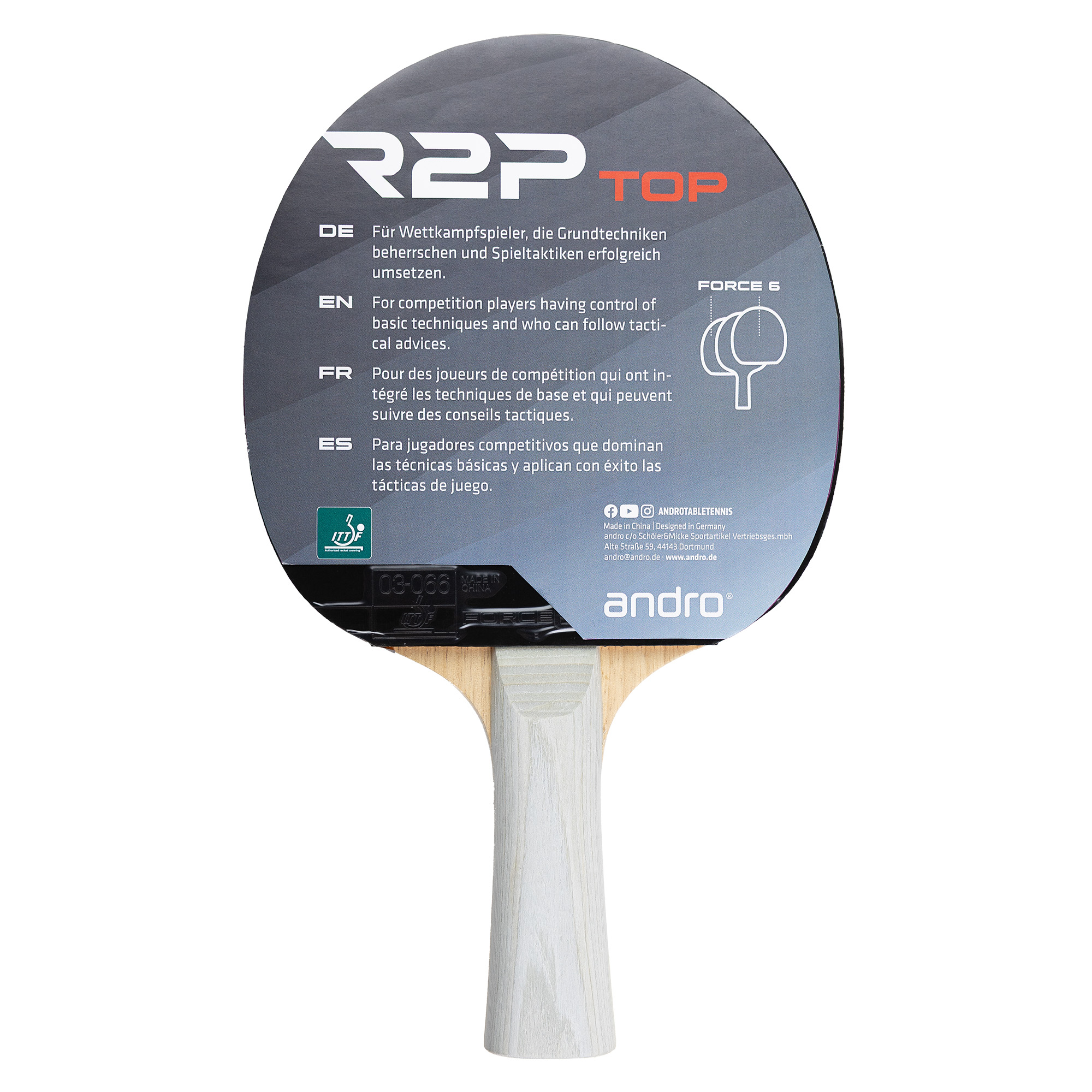 andro Schläger Ready 2 Play Top