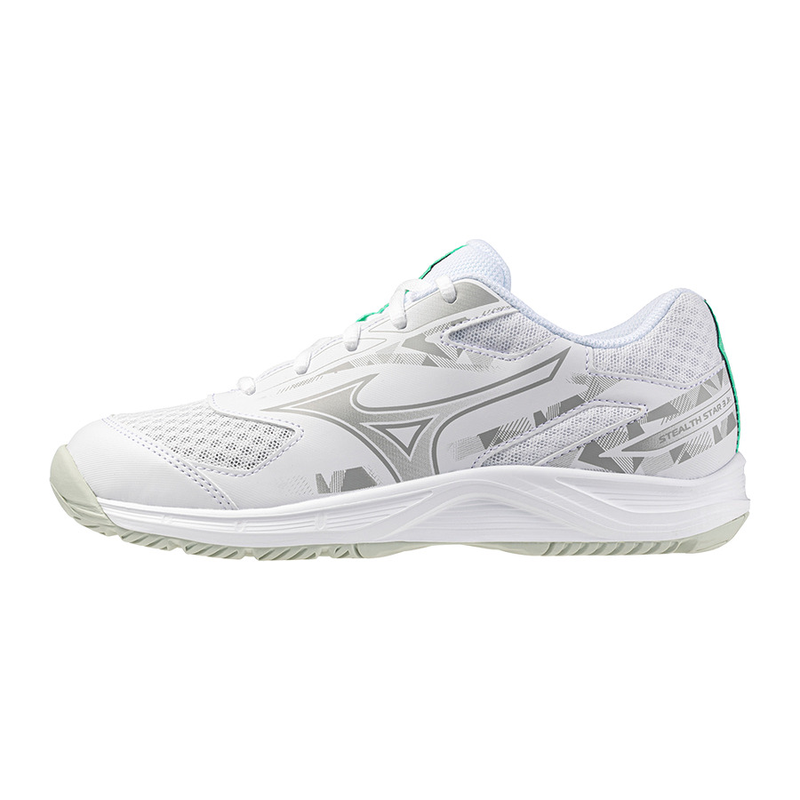Mizuno Stealth Star 3 Junior weiß/grau