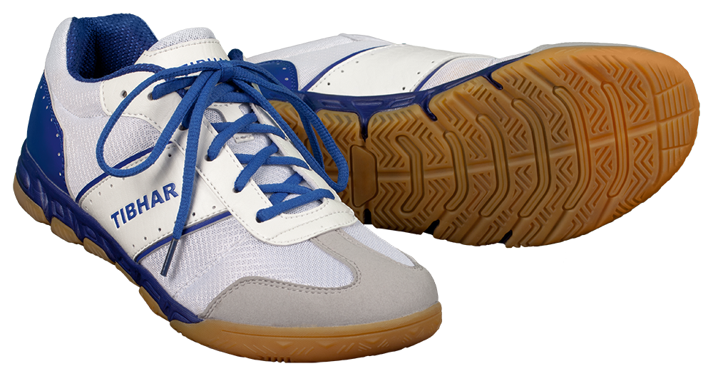 Tibhar Schuh Retro blau/weiß