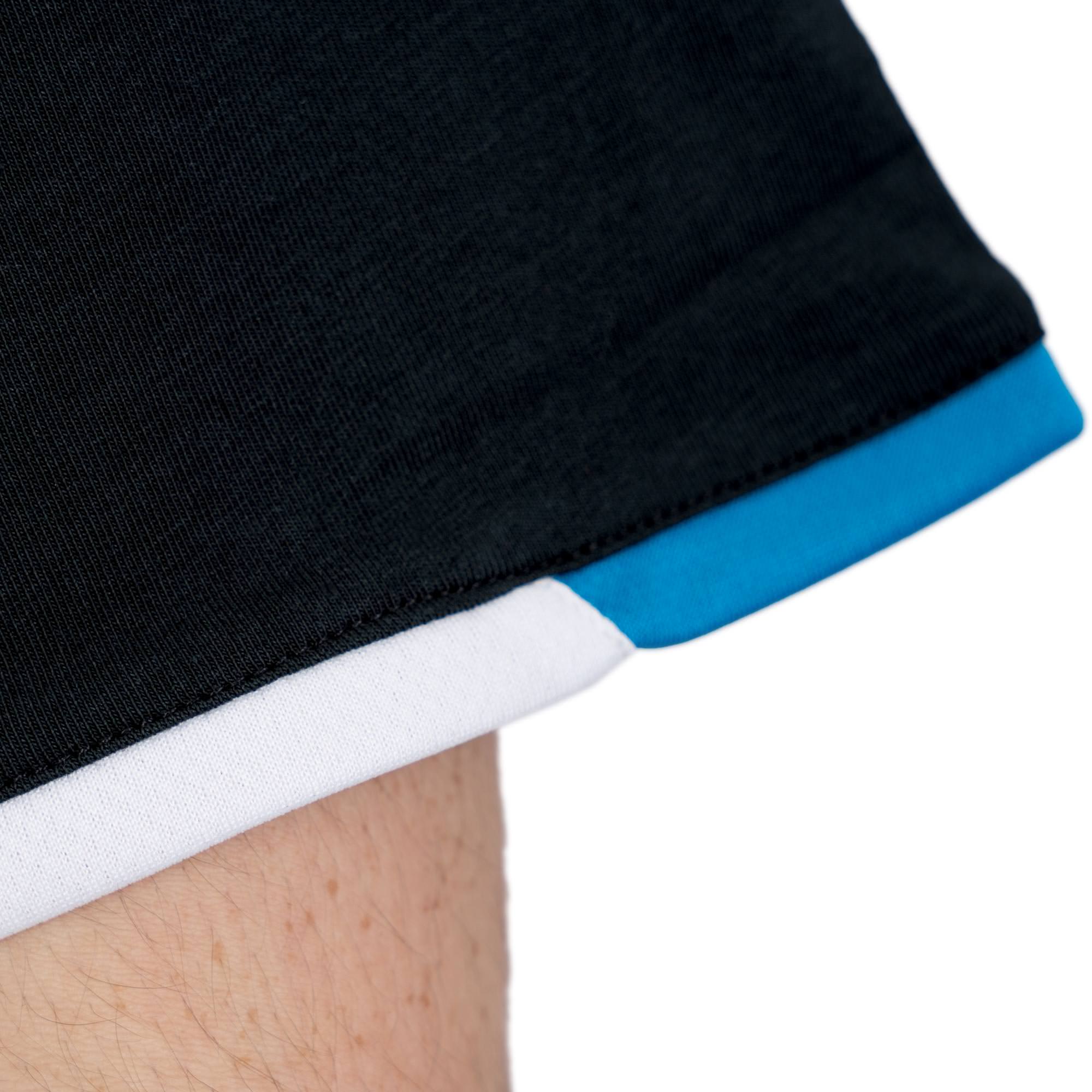 andro Shirt Avos Baumwolle grau/blau