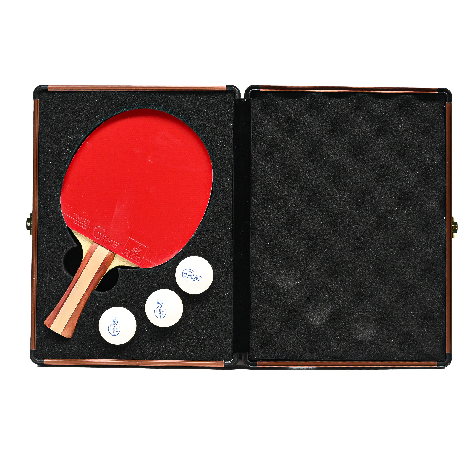 Martin Lodner "Symbiosis"  Carbon Hybrid Tischtennisschläger – Premium Komplett-Set mit Edlem Aluminium Case & Profi-Belägen – Made in Germany