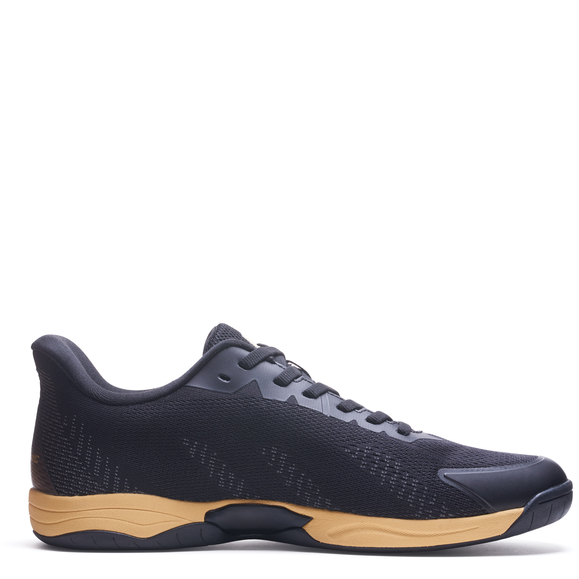Donic Wettkampfschuh Panther schwarz/gold
