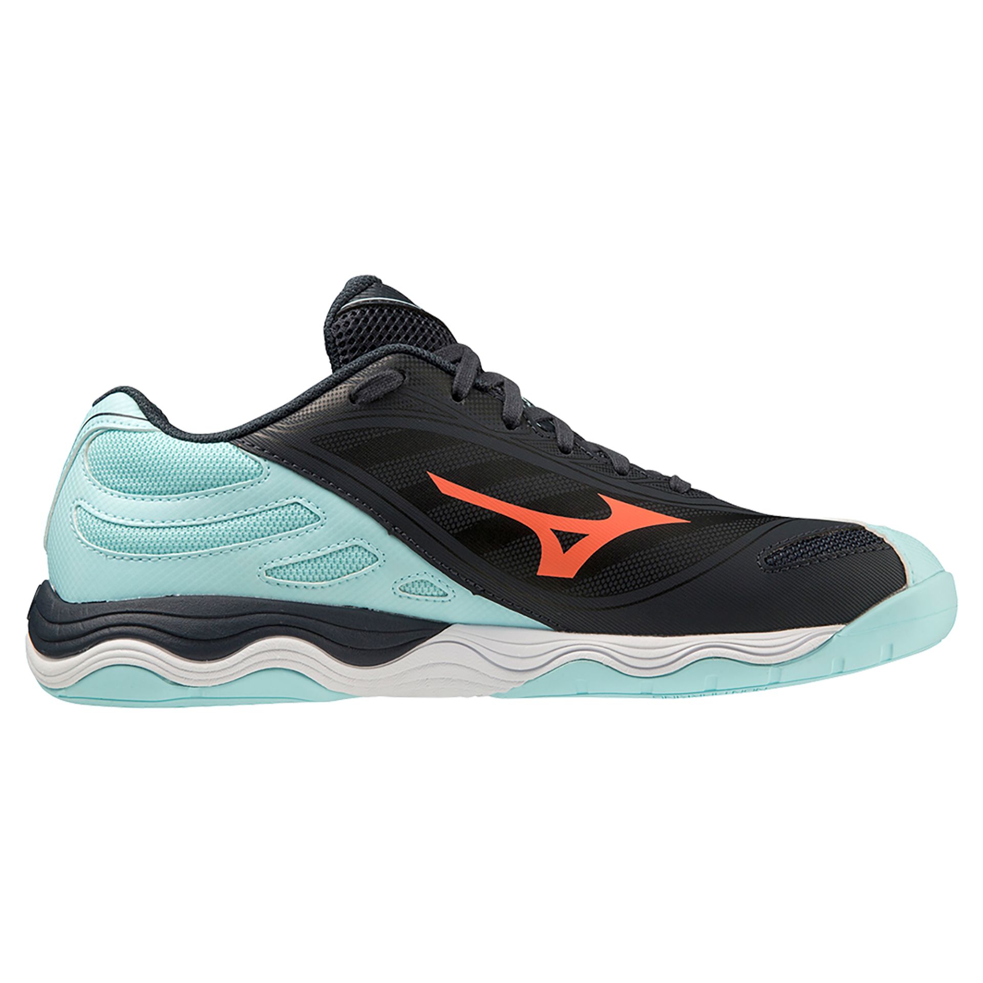 Mizuno Wave Medal 7 schwarz/türkis/weiß