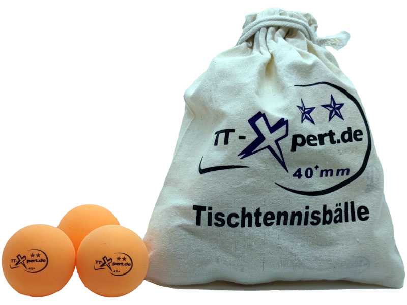 Tischtennisbälle ABS 40+  mit Zugbeutel
