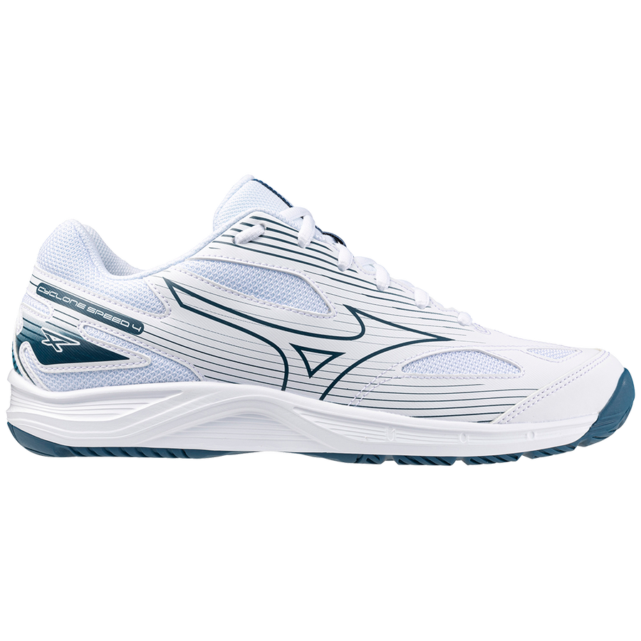 Mizuno Cyclone Speed 4 weiß/blau/silber