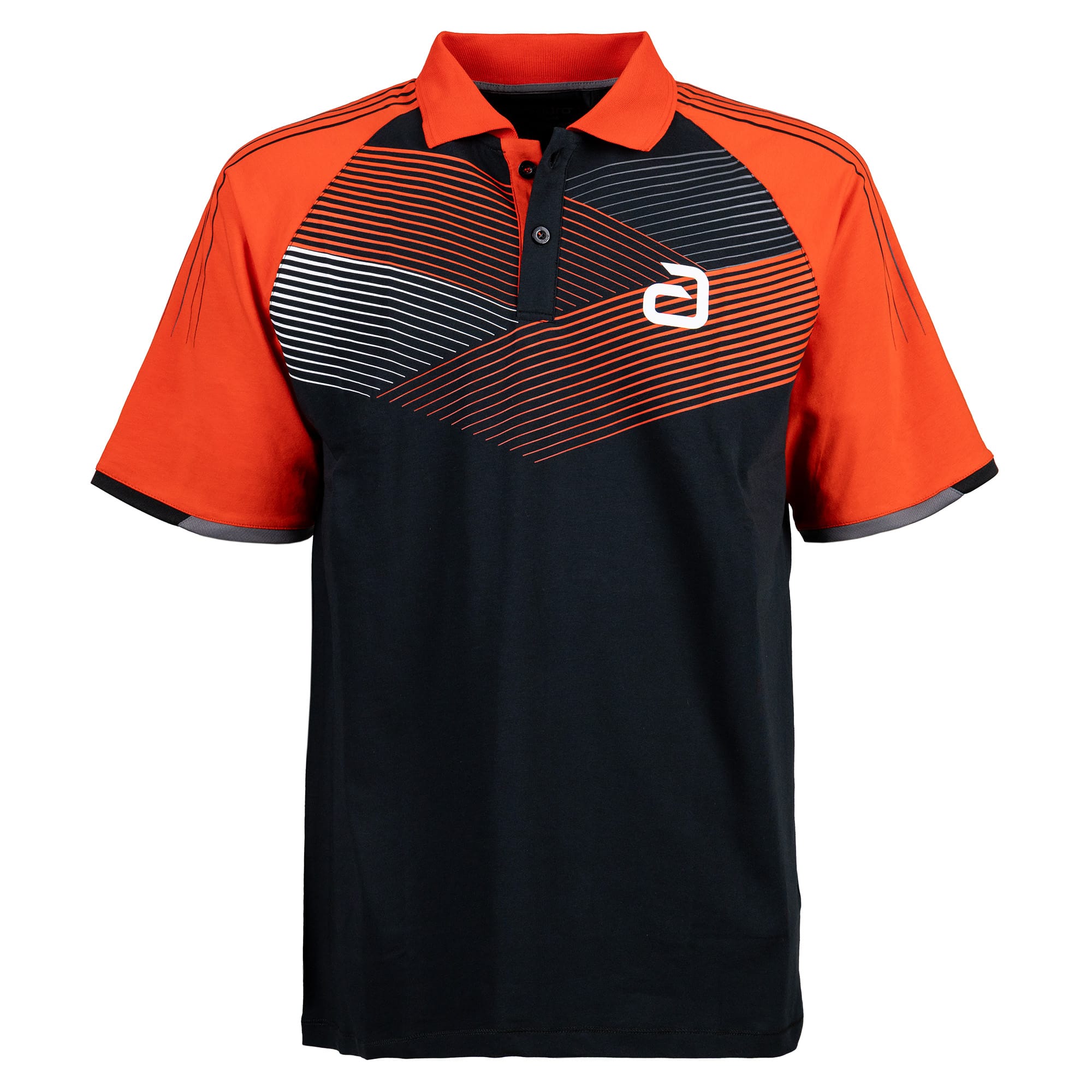 andro Shirt Avos Baumwolle schwarz/rot