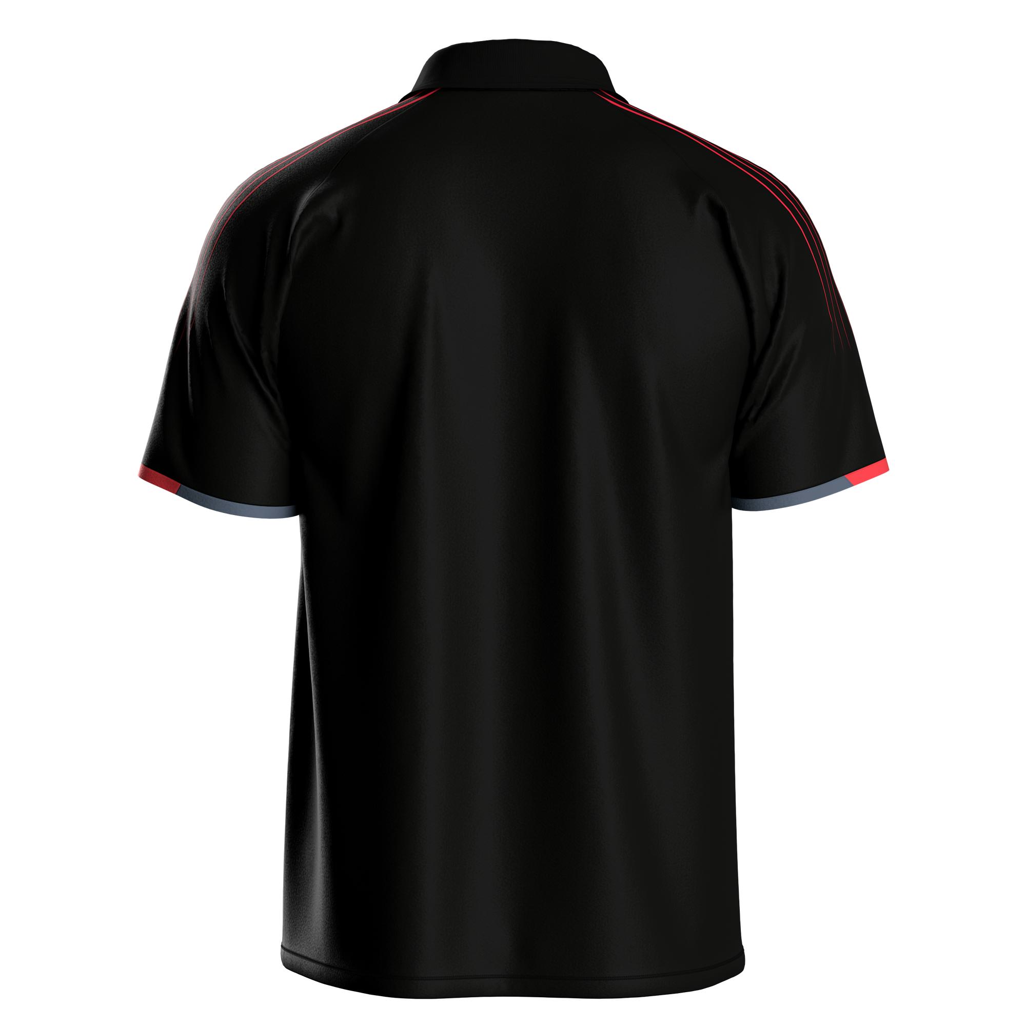 andro Shirt Avos schwarz/neonrot