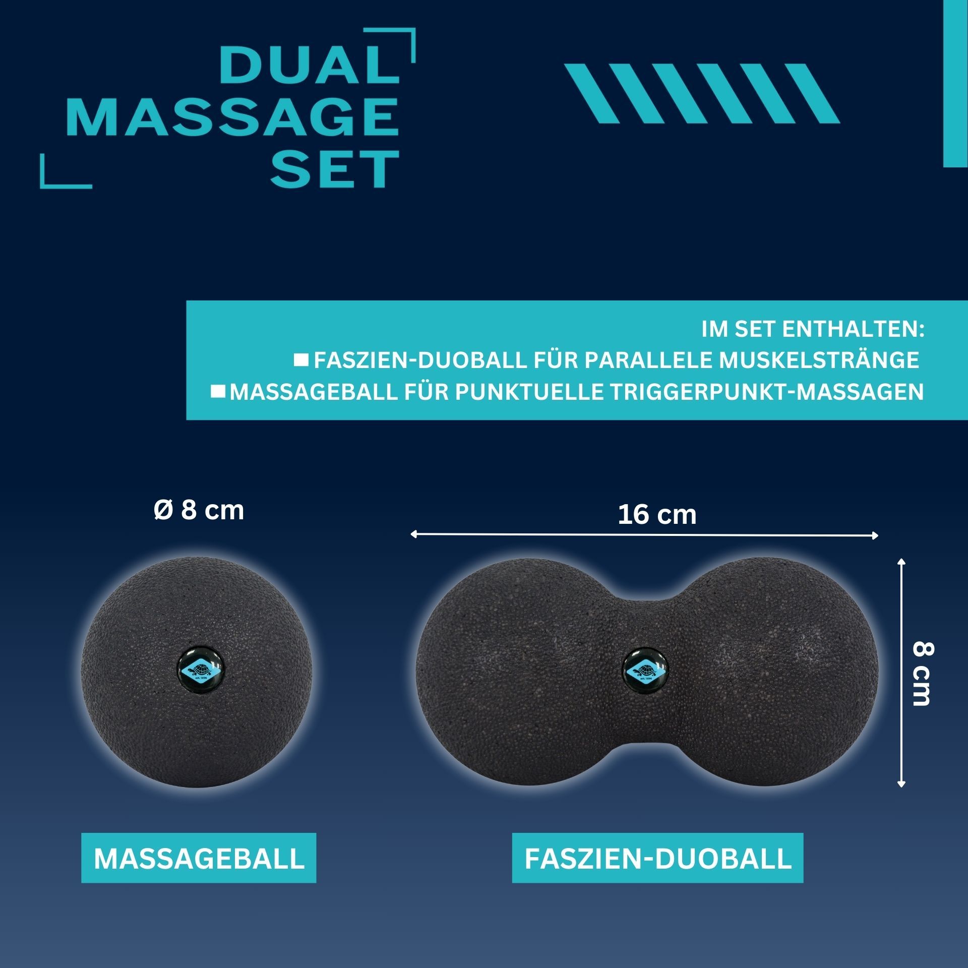 Donic/Schildkröt Dual Massage Set