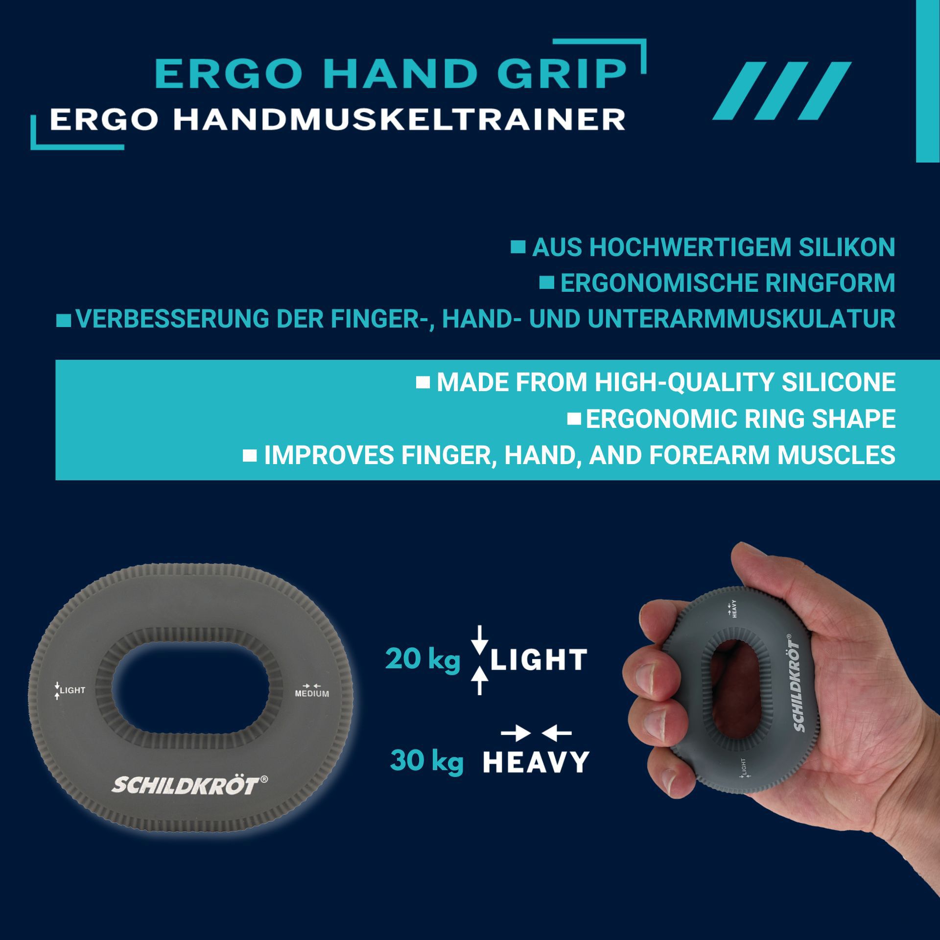 Donic/Schildkröt Ergo Handmuskeltrainer