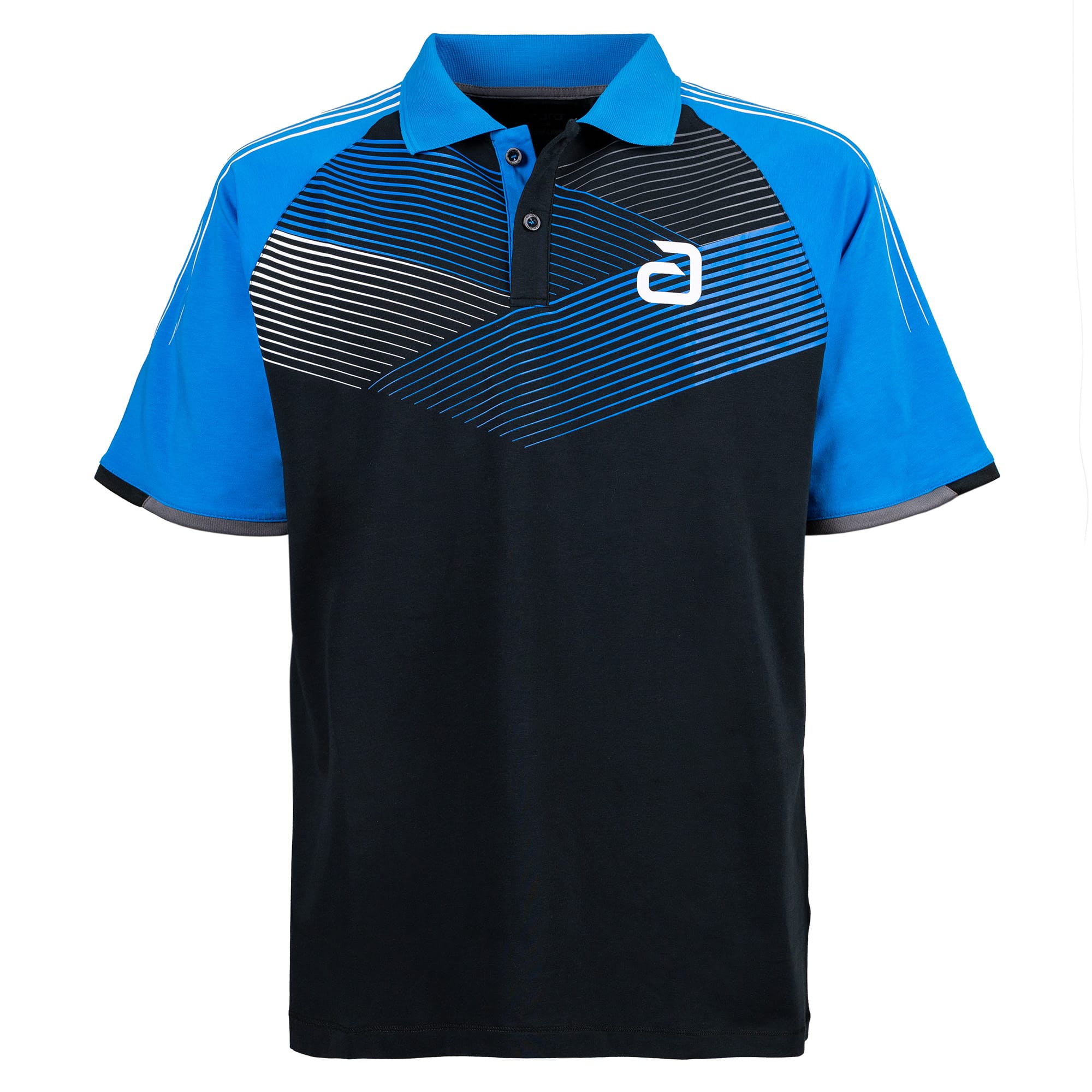 andro Shirt Avos Baumwolle schwarz/blau