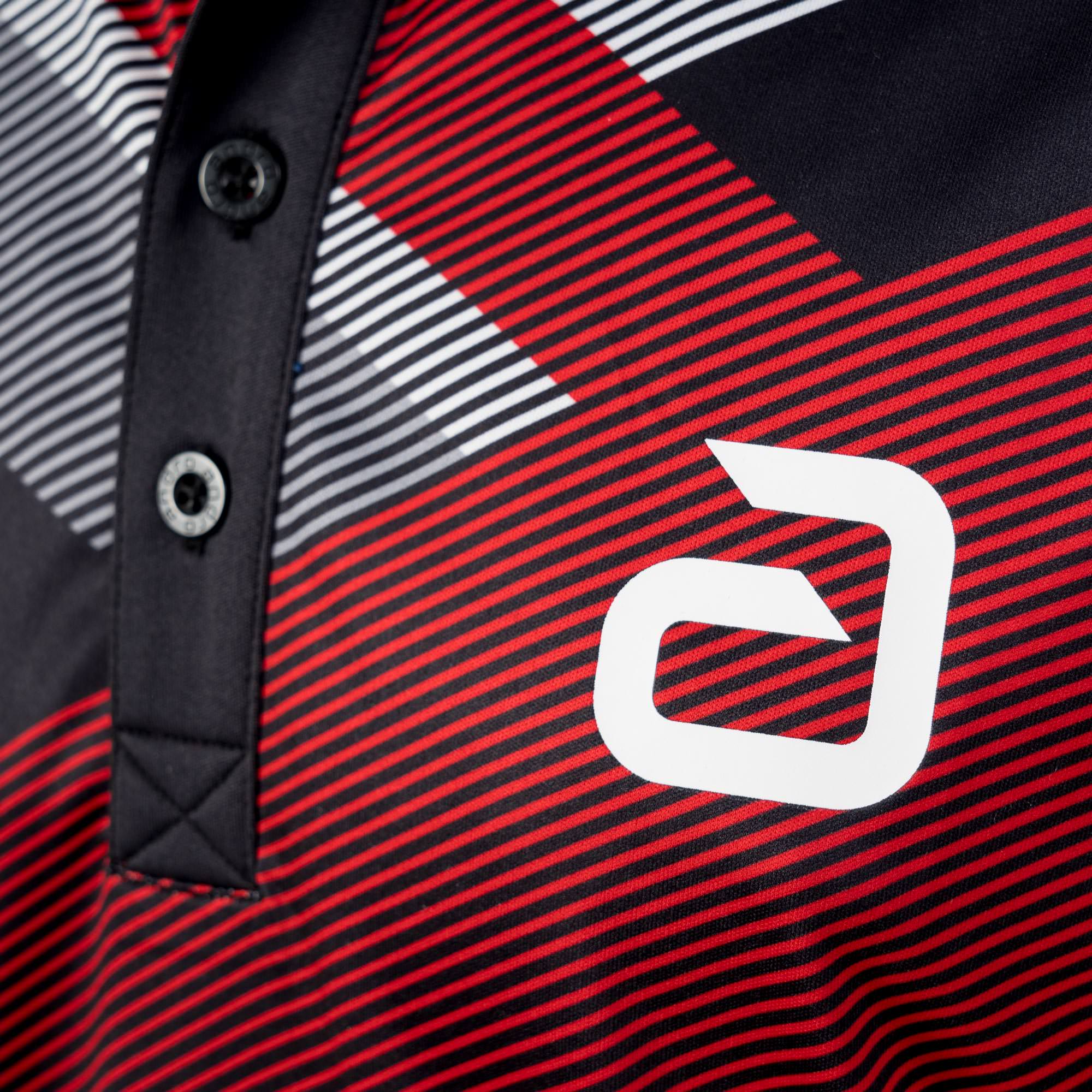 andro Shirt Ataxa schwarz/rot