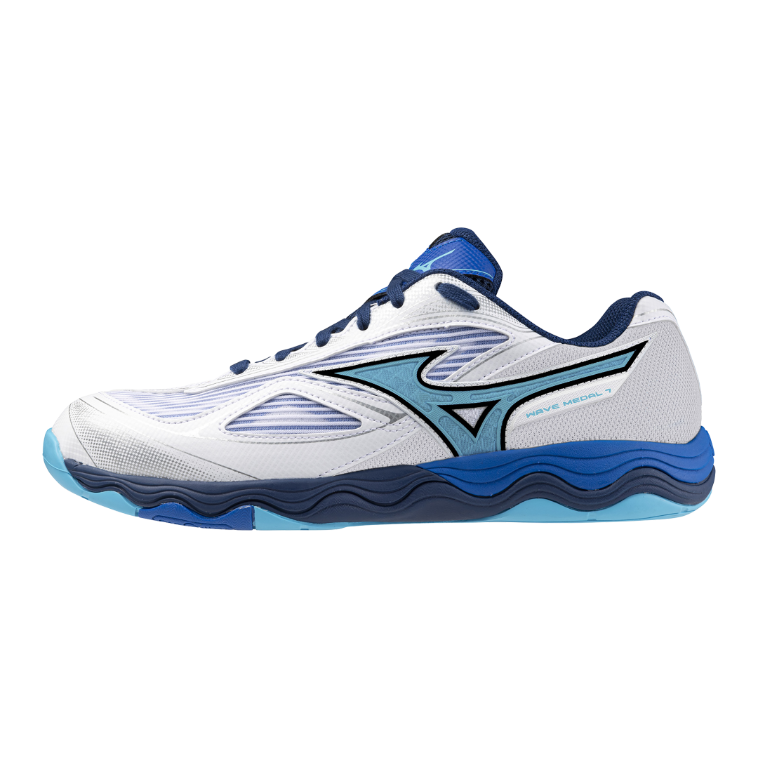 Mizuno Wave Medal 7 weiß/blau