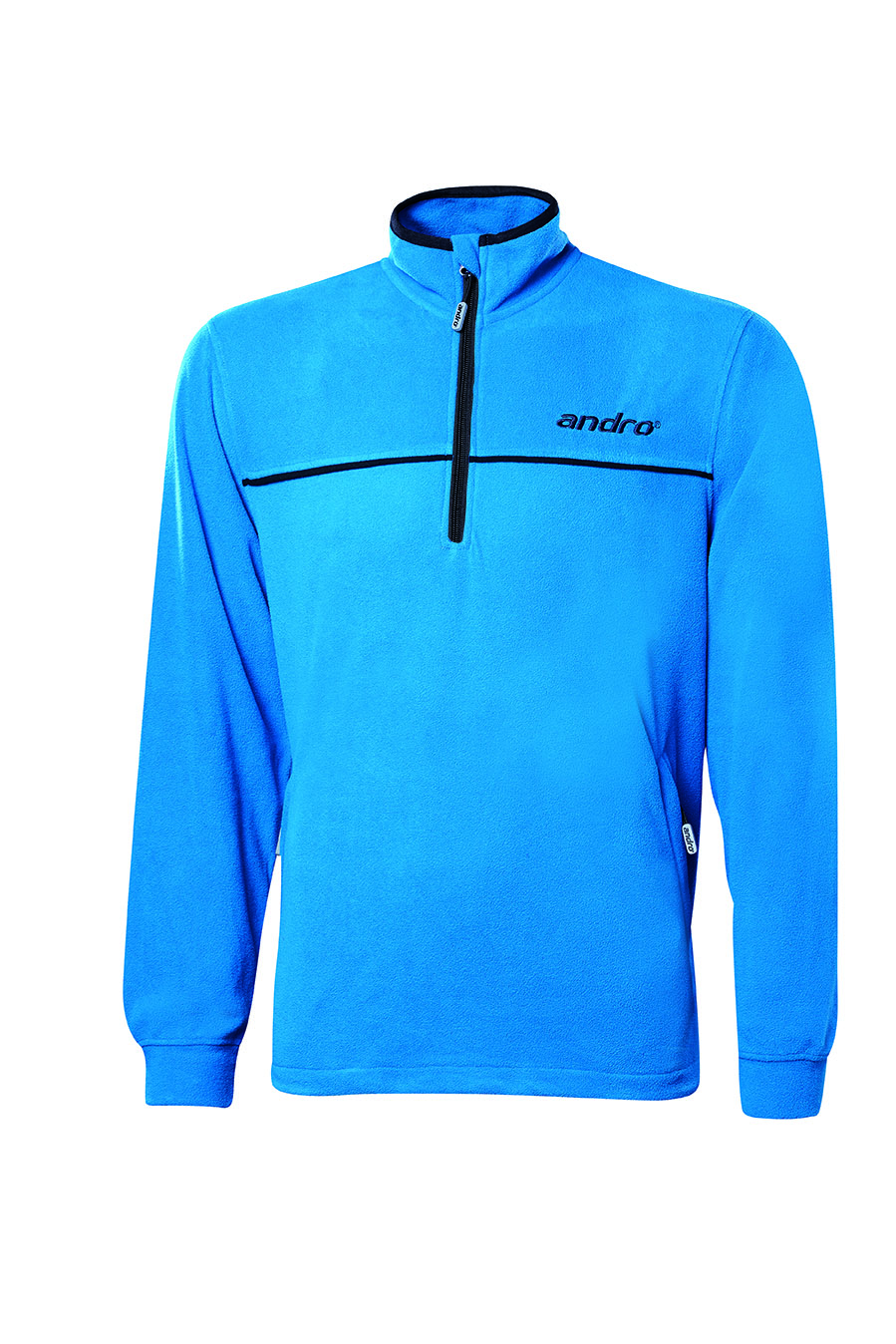 andro Trainingsfleece blau/schwarz
