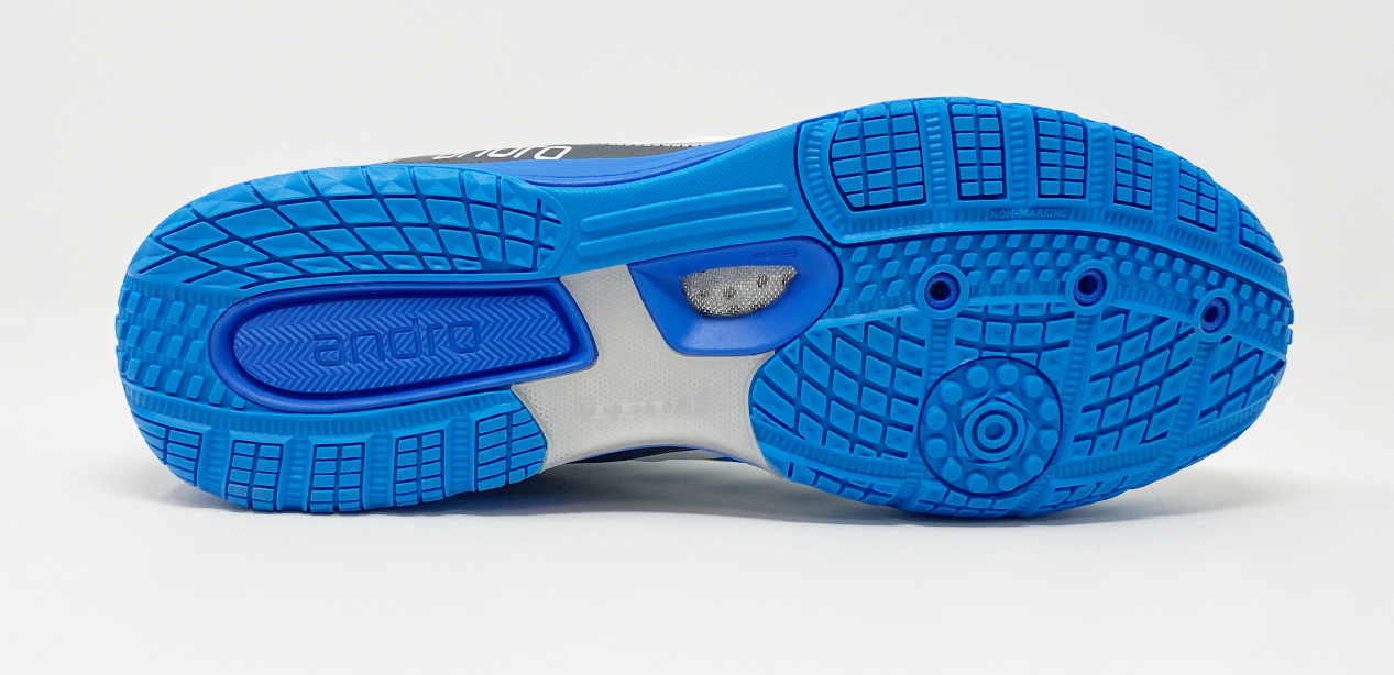 andro Schuh Cross Step 2 weiß/blau/grau