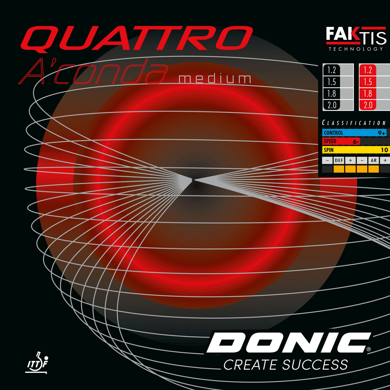 Donic Quattro Aconda medium