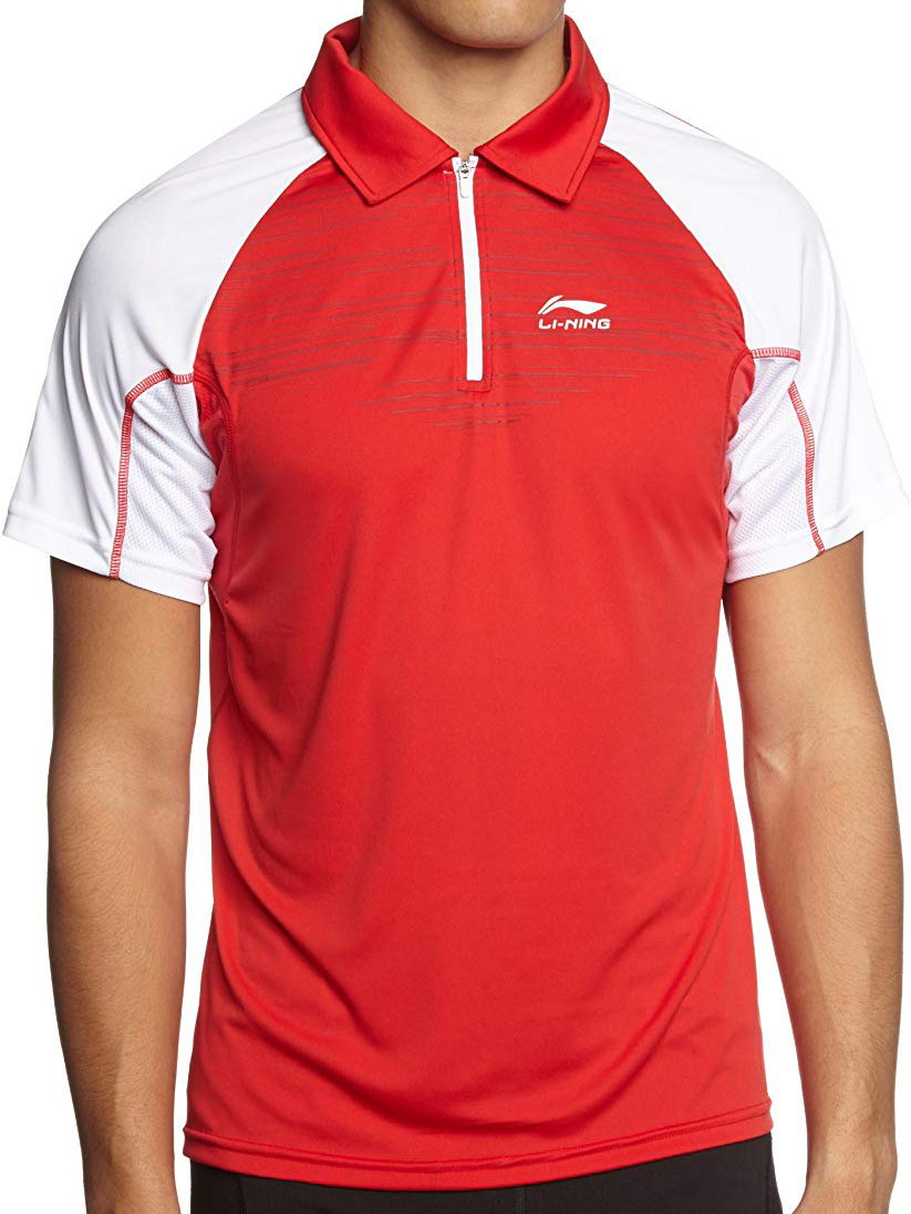 Li-Ning Hemd Stripes rot
