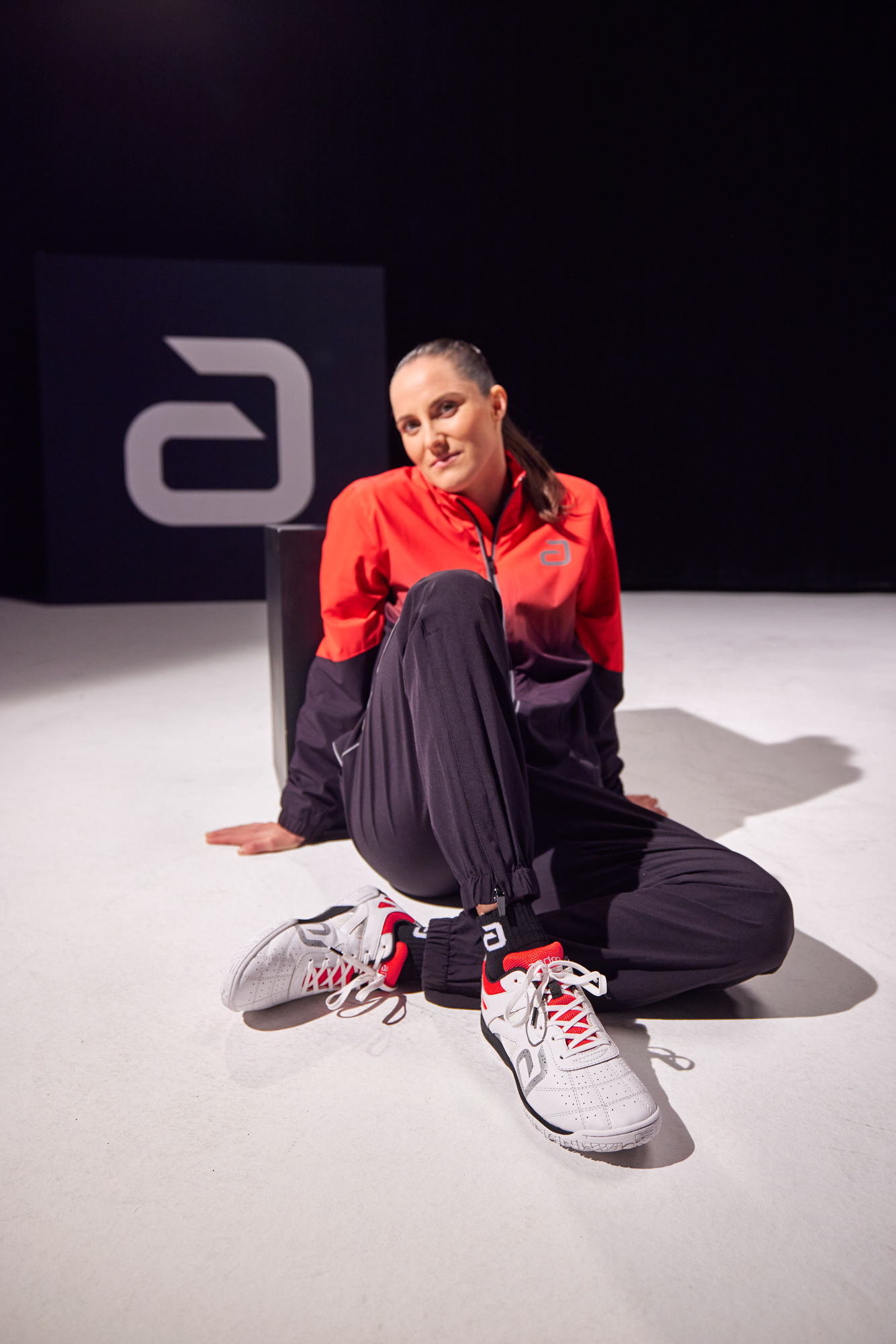 andro Schuh Shuffle Step 3 weiß/rot/schwarz