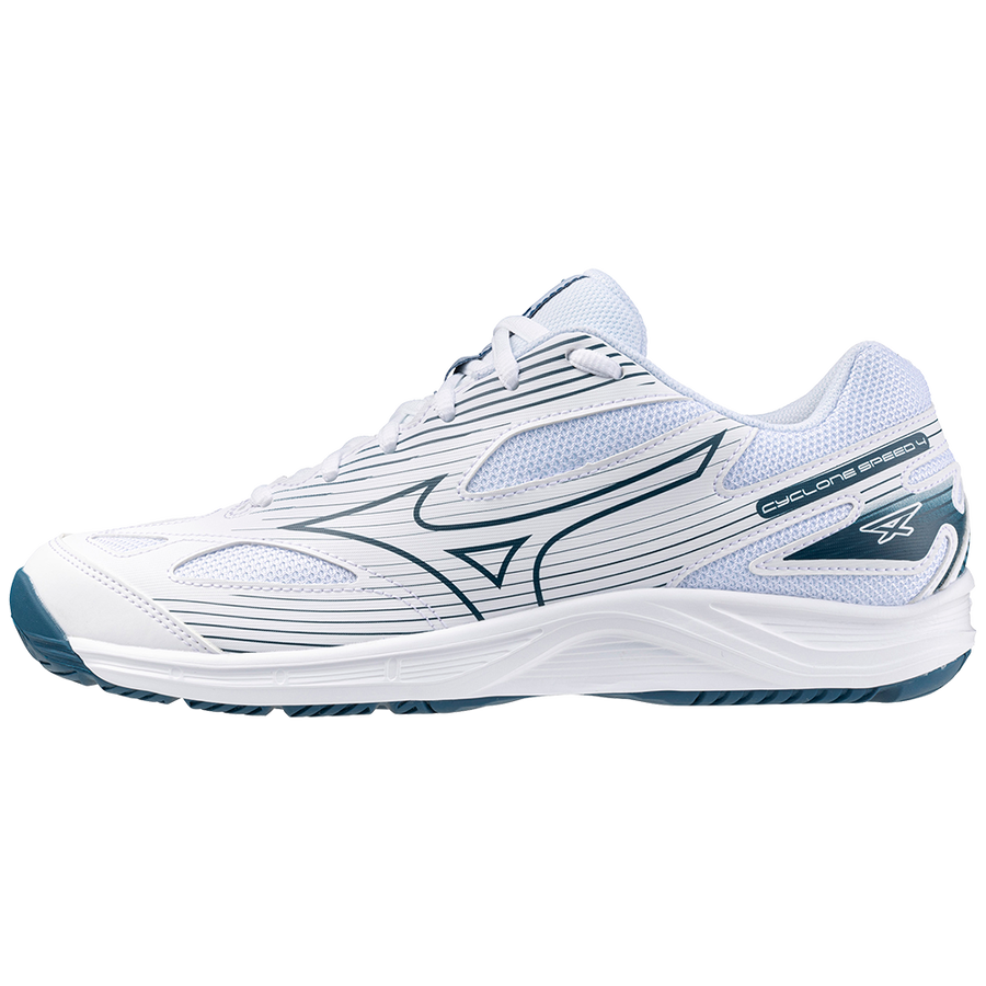 Mizuno Cyclone Speed 4 weiß/blau/silber