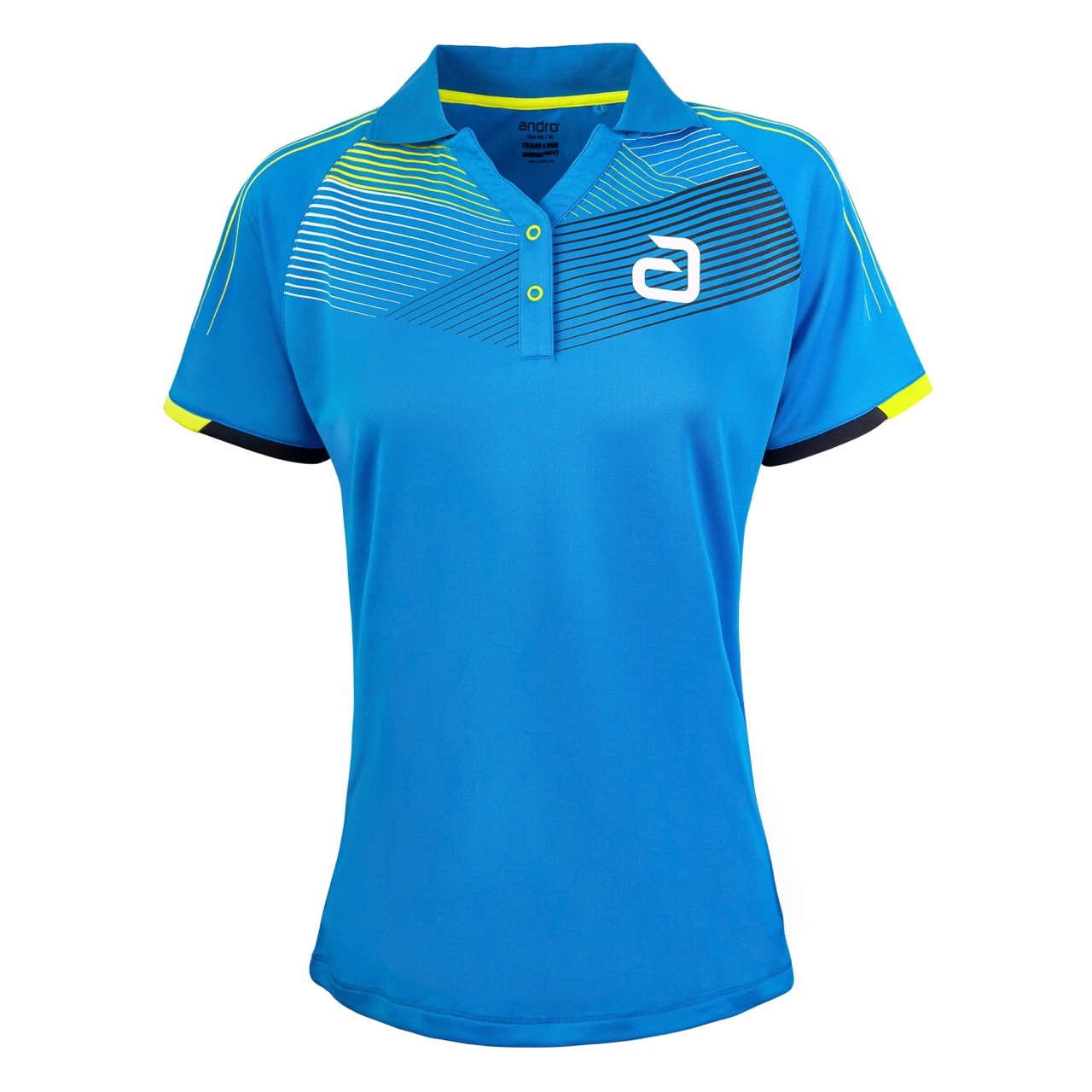 andro Shirt Avos Women blau/gelb