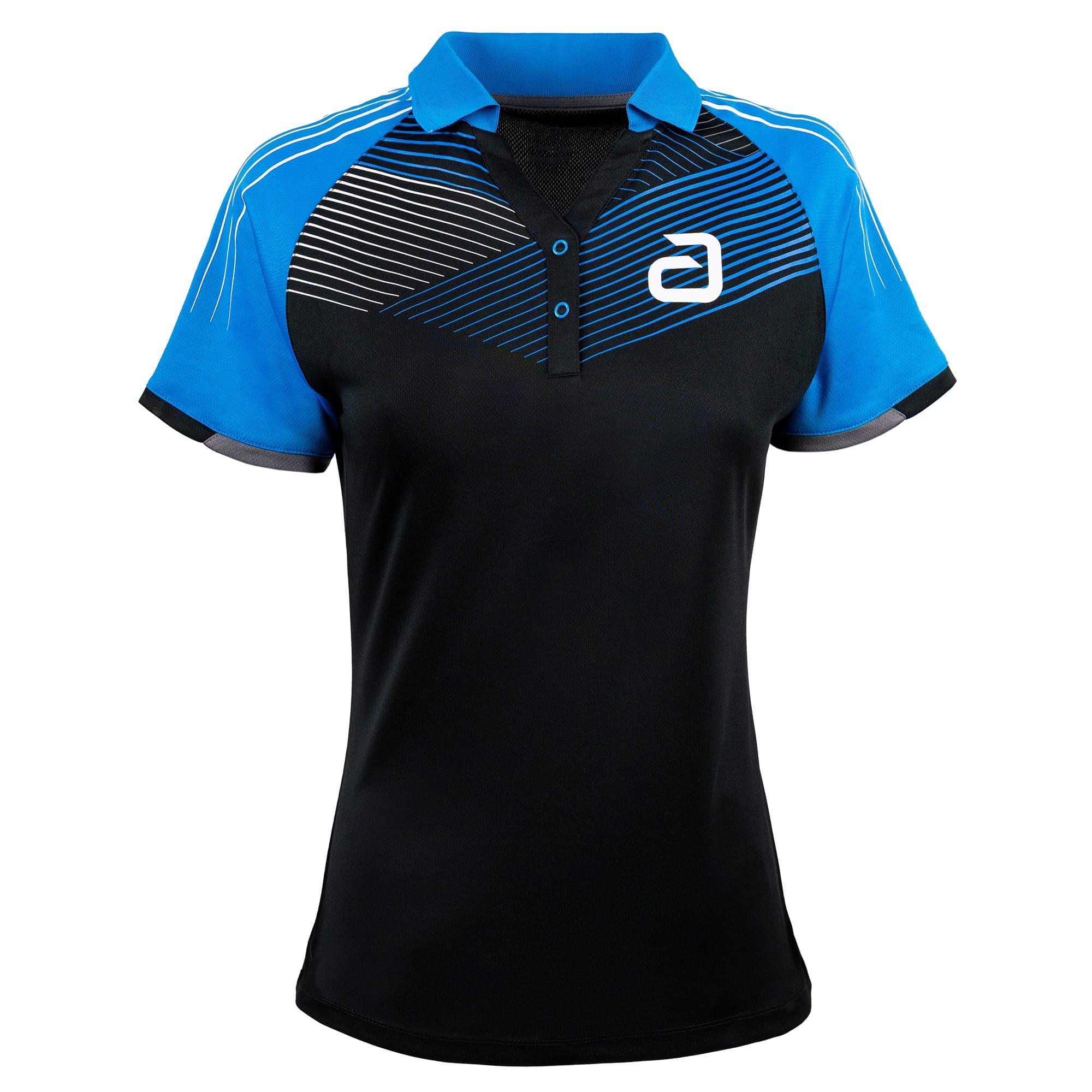andro Shirt Avos Women schwarz/blau