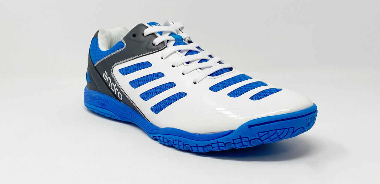 andro Schuh Cross Step 2 weiß/blau/grau