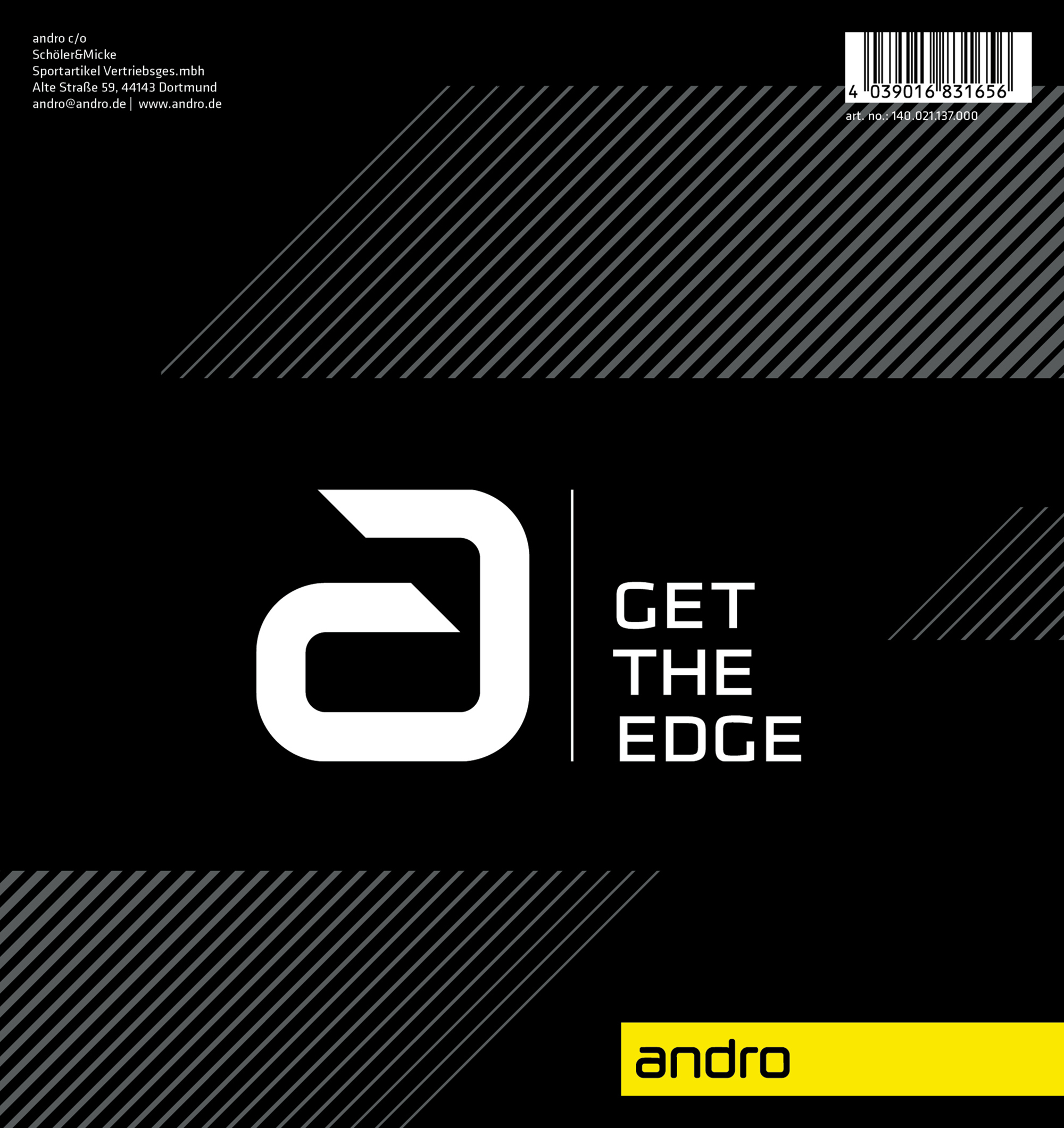 andro Belagschutzfolie Get The Edge