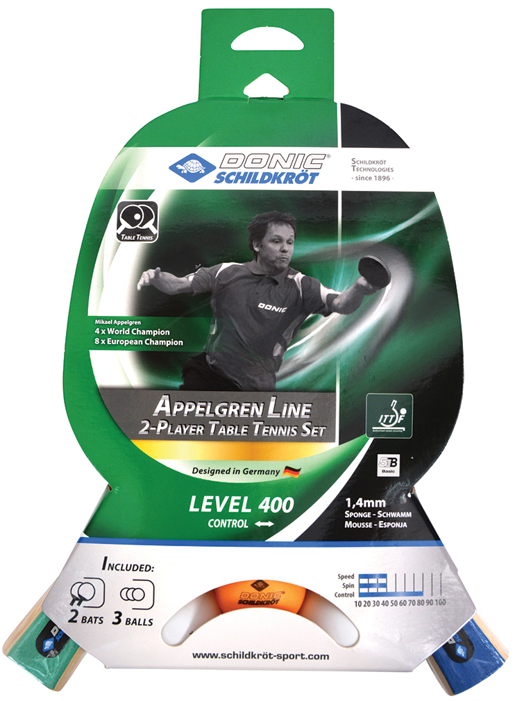 Donic/Schildkröt Tischtennis-Set Appelgren 400