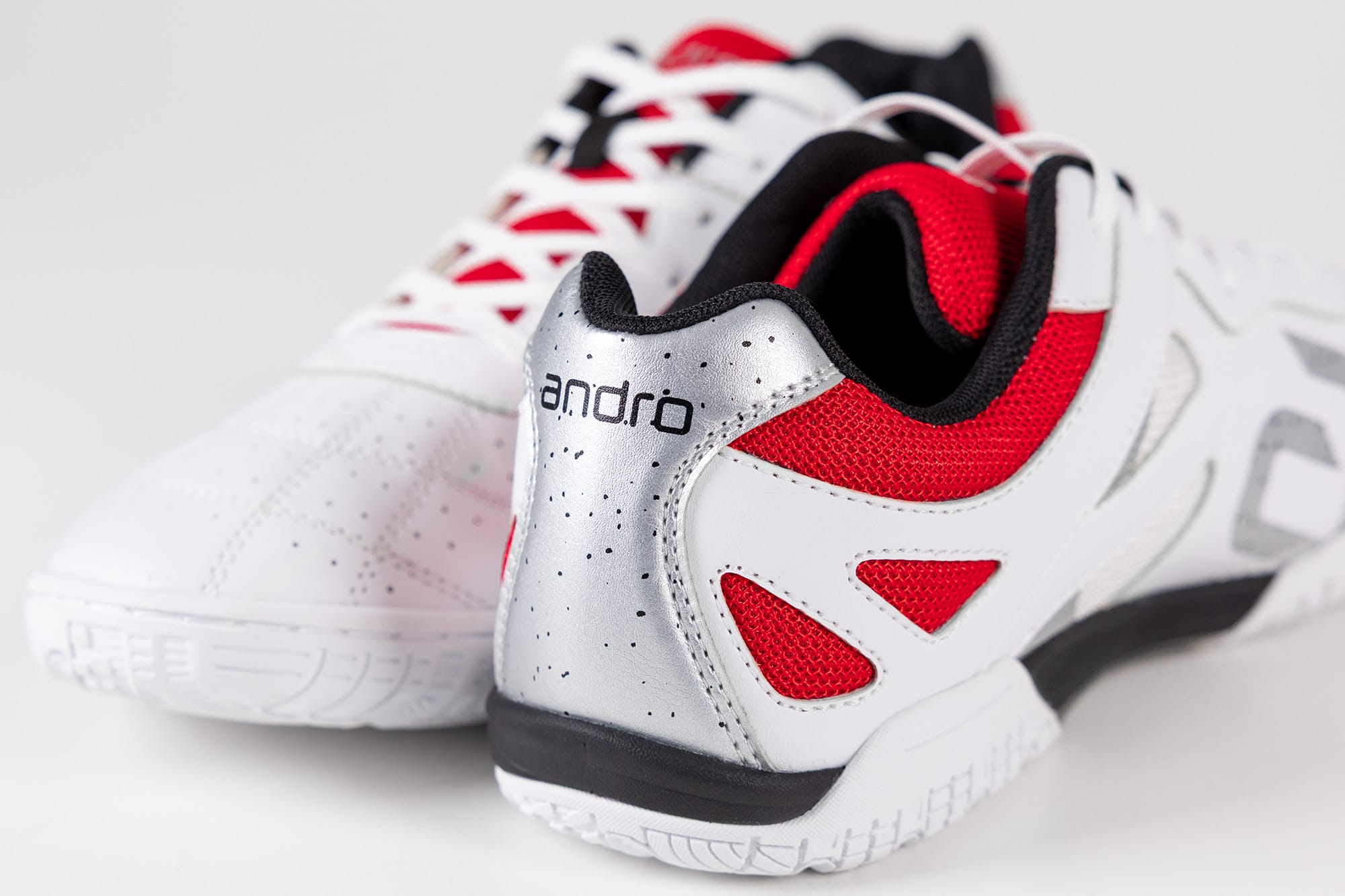 andro Schuh Shuffle Step 3 weiß/rot/schwarz