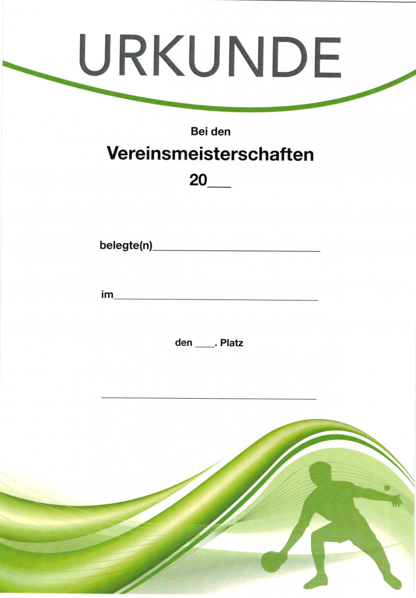 Urkunde Spin
