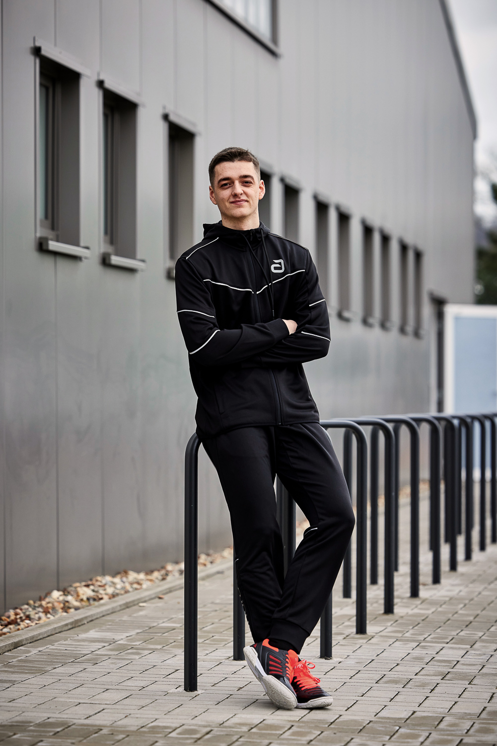 andro Hose Doley schwarz/grau