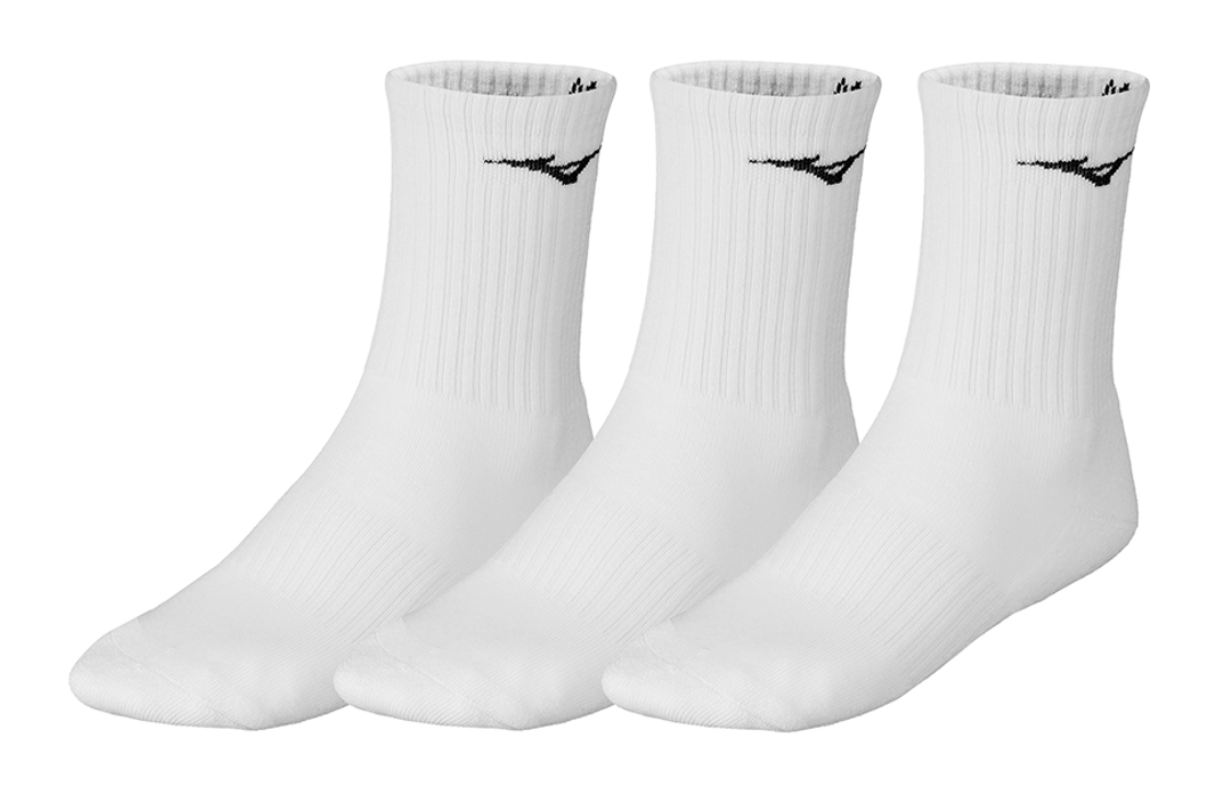 mizuno Training Long 3P Socks white/white/white