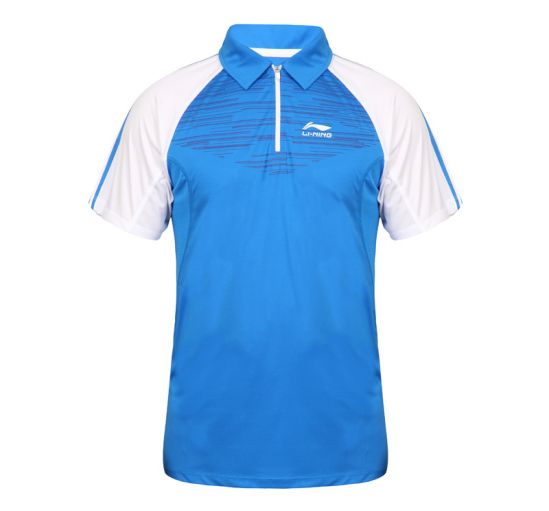 Li-Ning Hemd Stripes blau