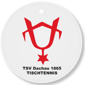 MEDAILLE KERAMIK  Ø 6,35cm weiß