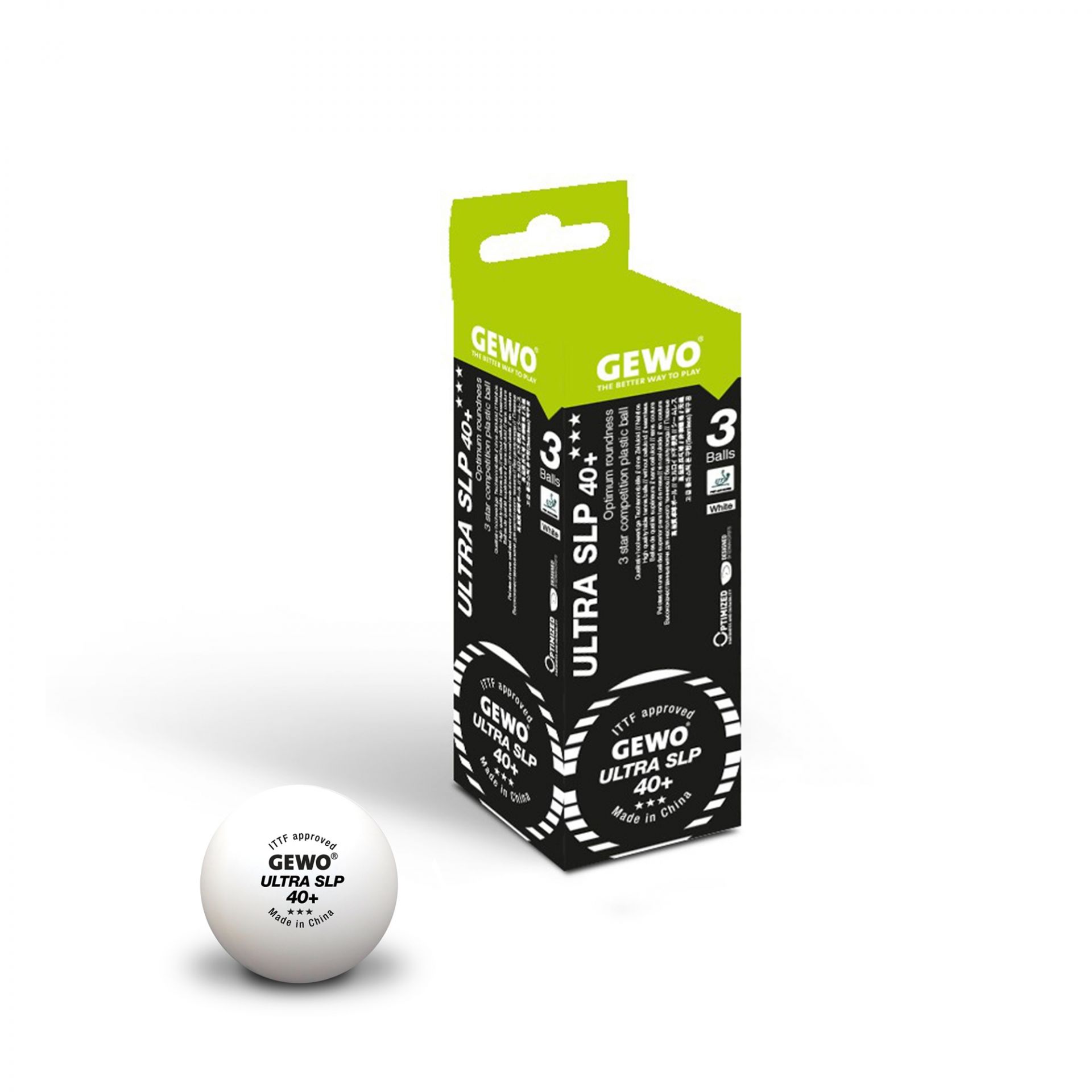 Gewo Ball Ultra SLP 40+ 3*** Ball