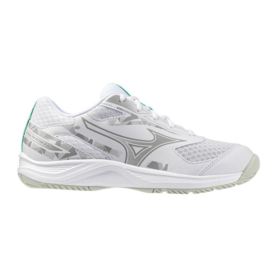 Mizuno Stealth Star 3 Junior weiß/grau