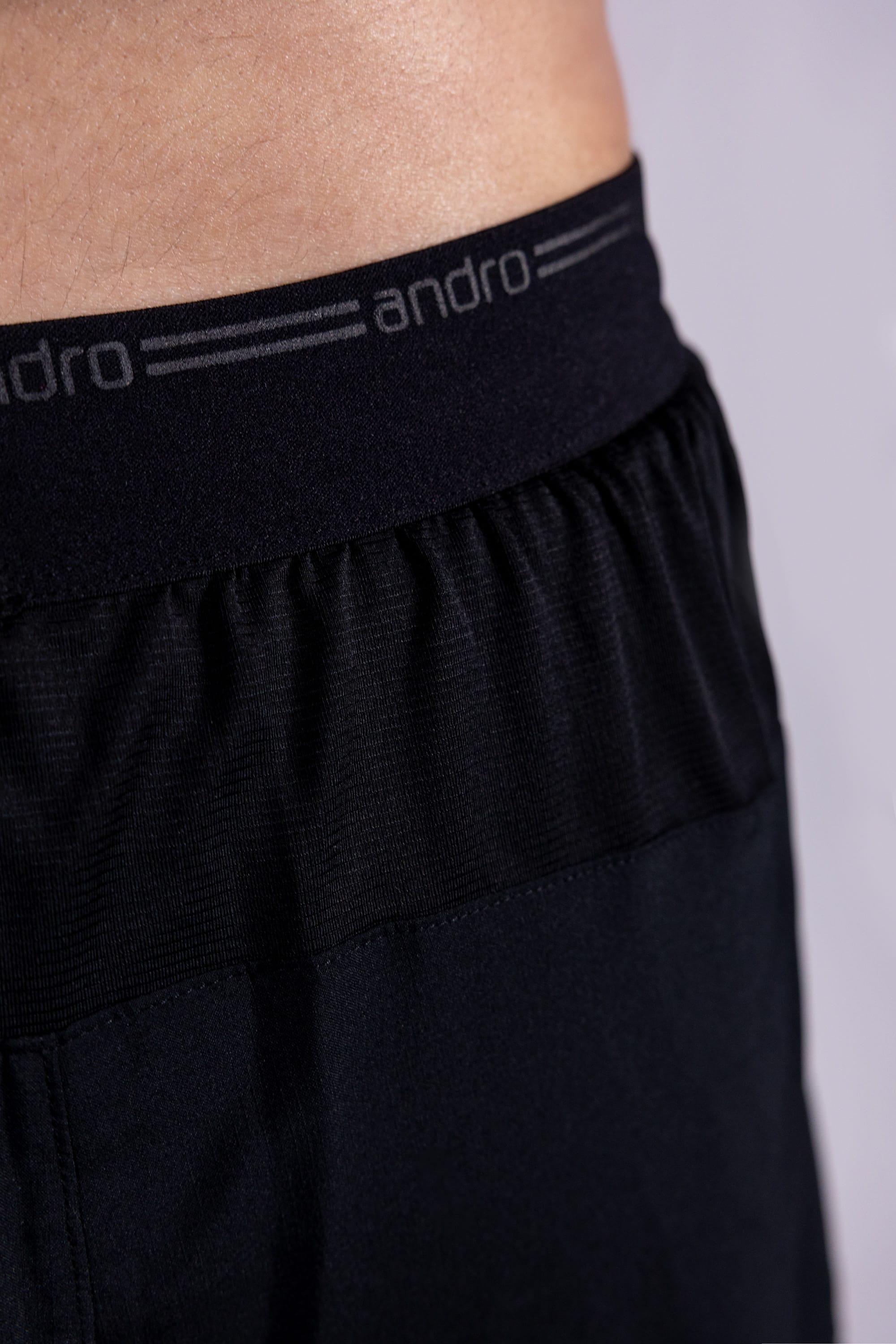 andro 2-in-1 Short Nebro schwarz