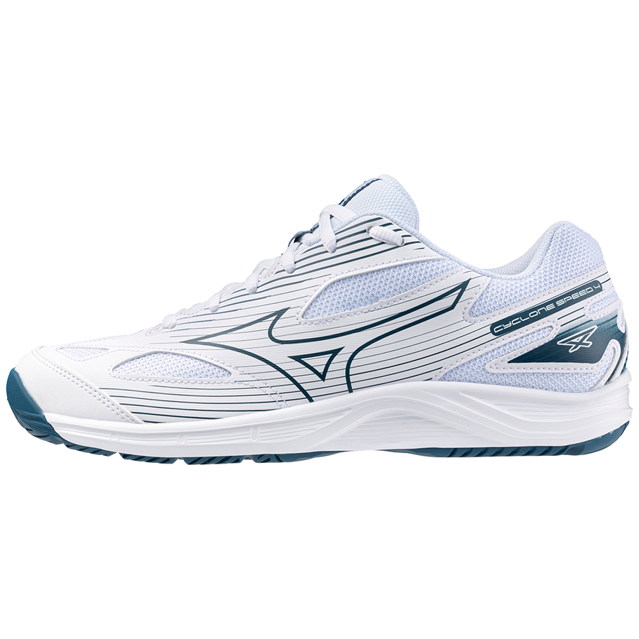 Mizuno Cyclone Speed 4 weiß/blau/gold