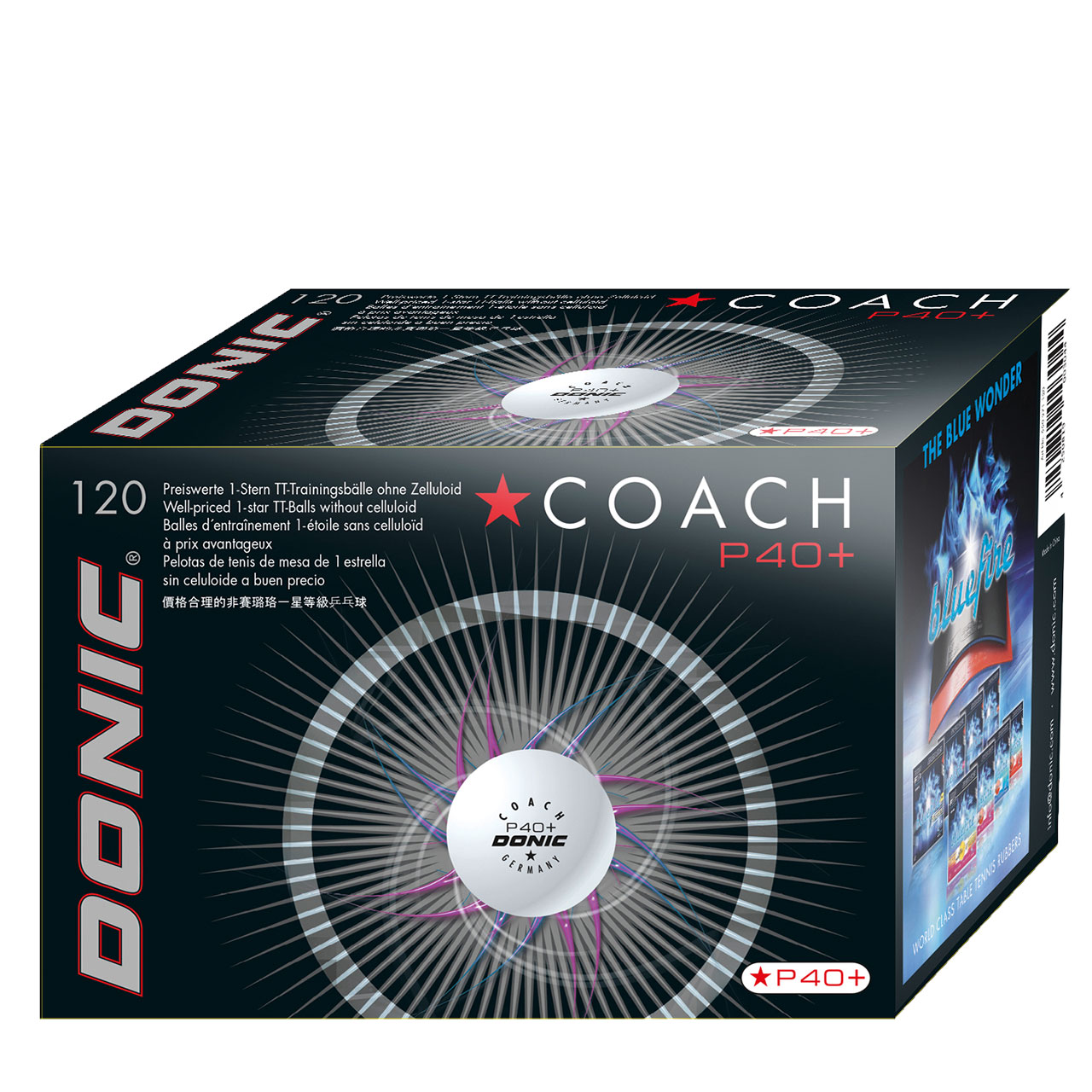 Donic Trainingsball Coach P40+ 1*