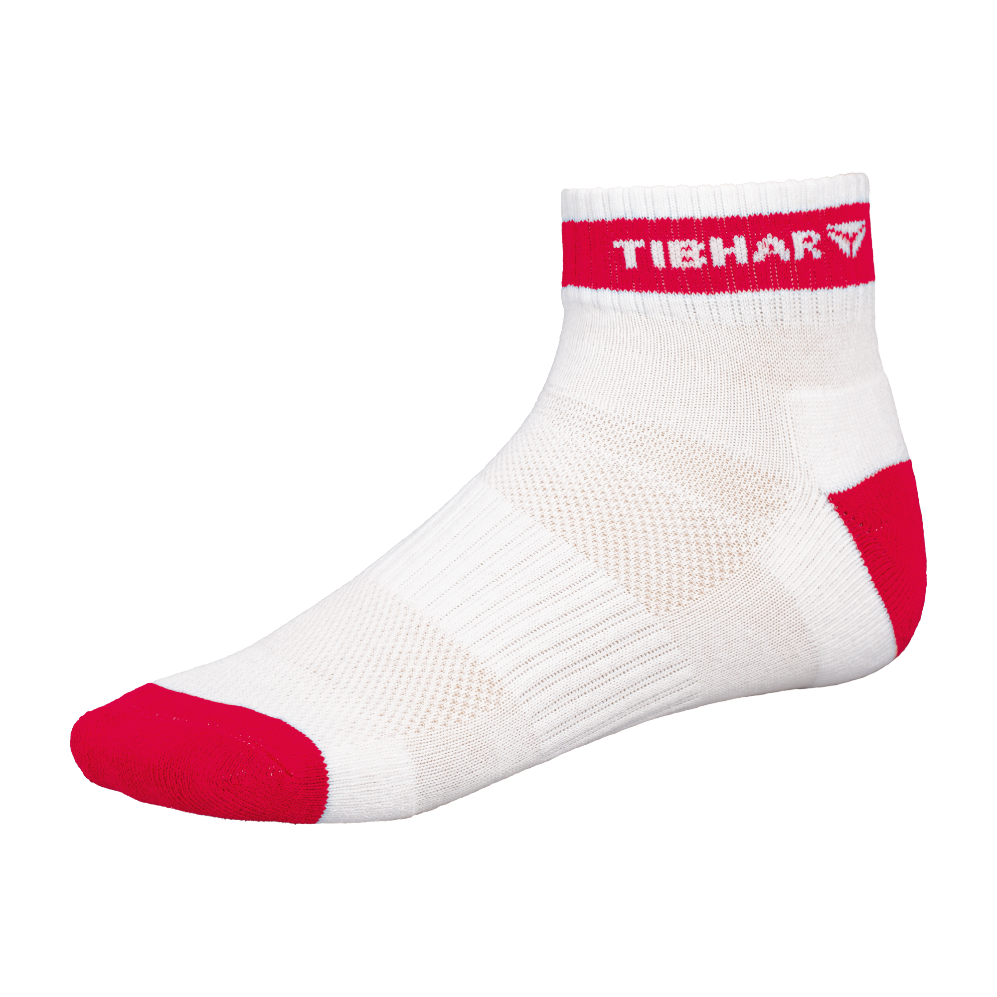 Tibhar Basic Socke weiß/rot