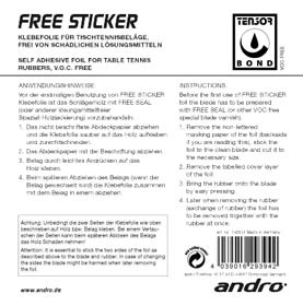 andro-Klebefolie FREE STICKER