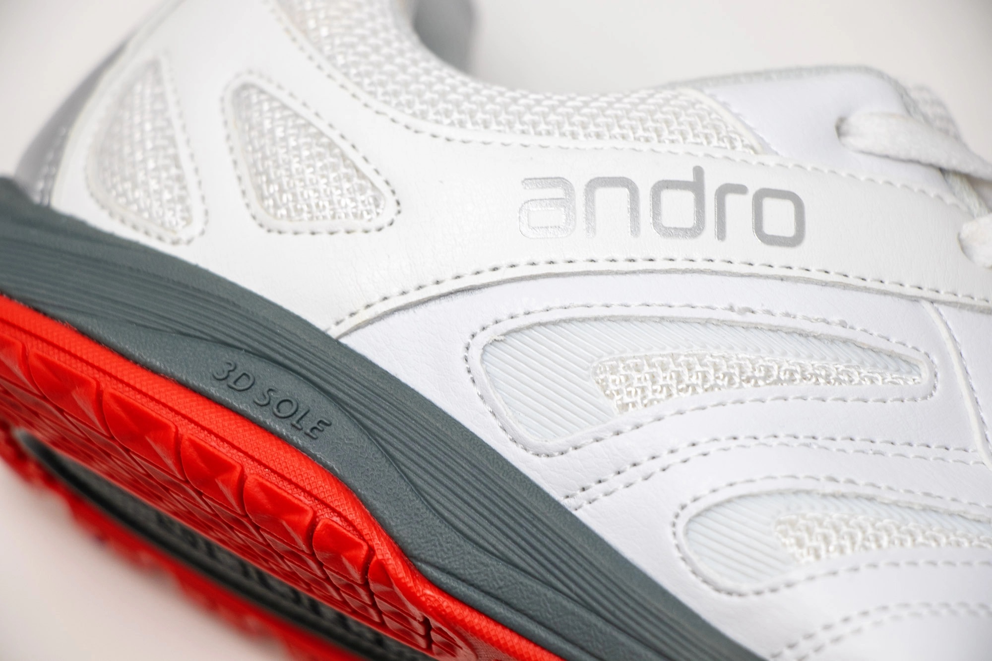andro Schuh Shuffle Step 2 weiß/rot