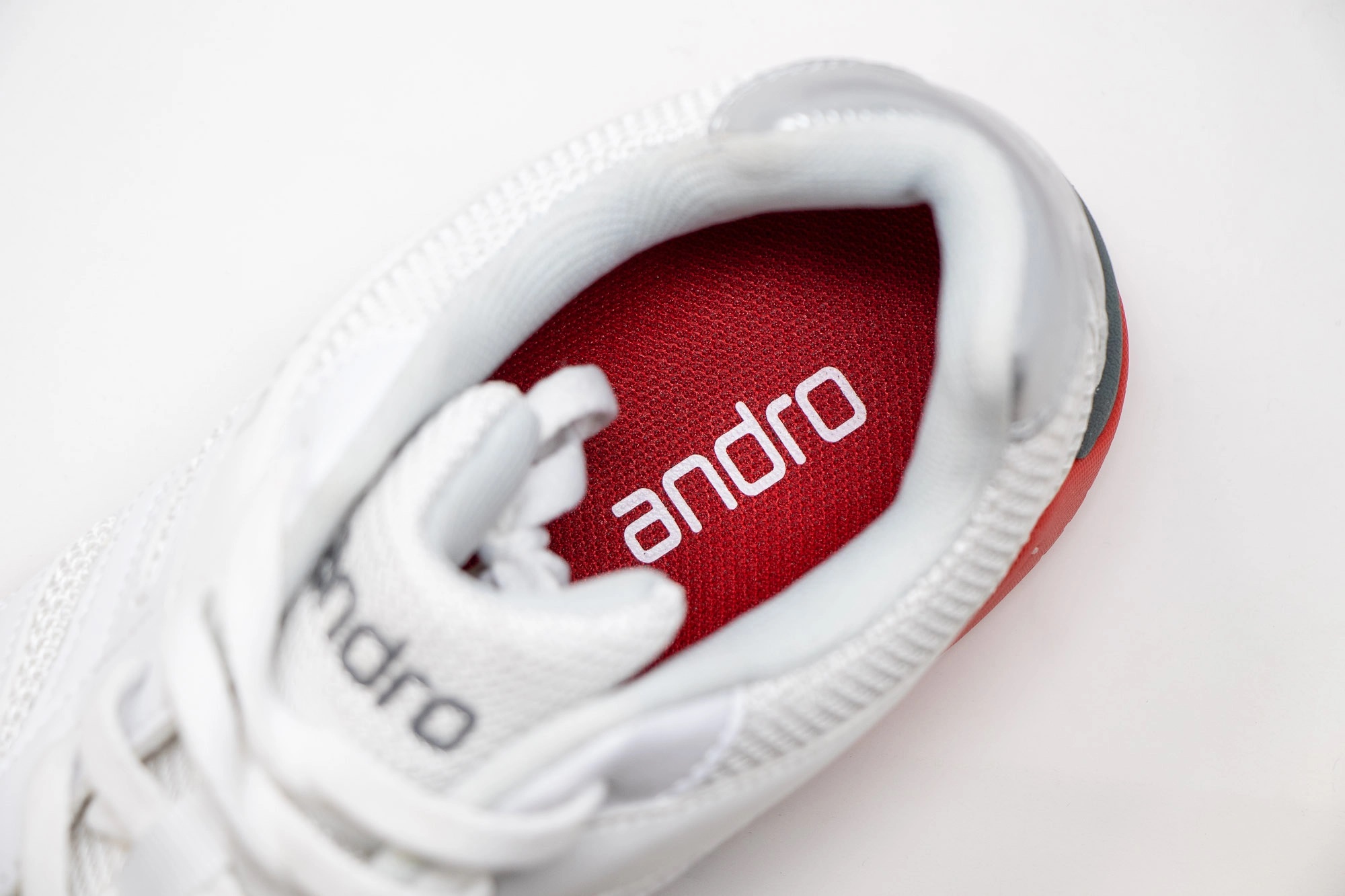 andro Schuh Shuffle Step 2 weiß/rot