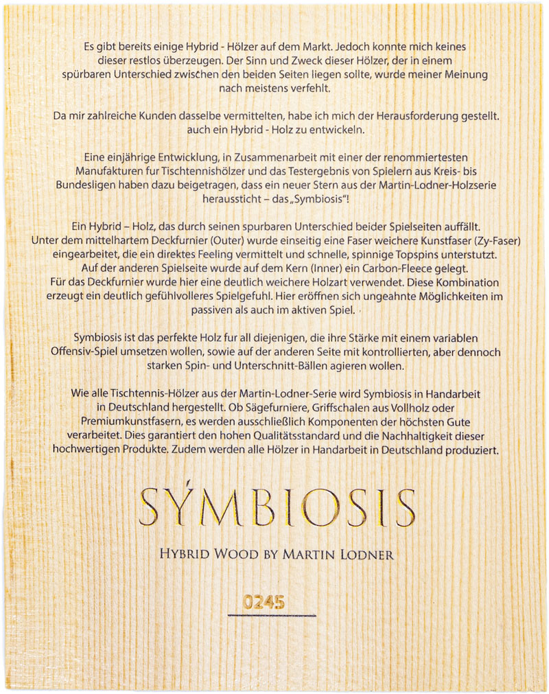 Hybrid Holz Symbiosis OFF by Martin Lodner
