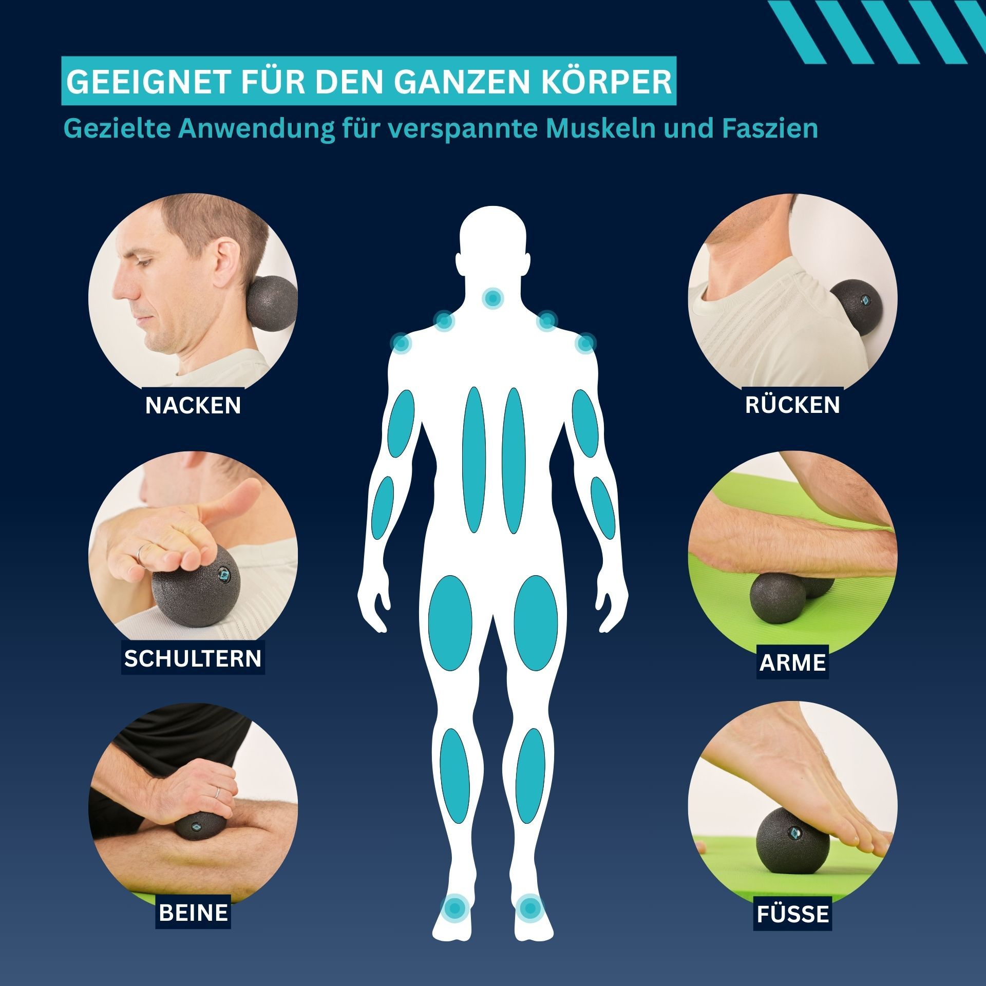 Donic/Schildkröt Dual Massage Set