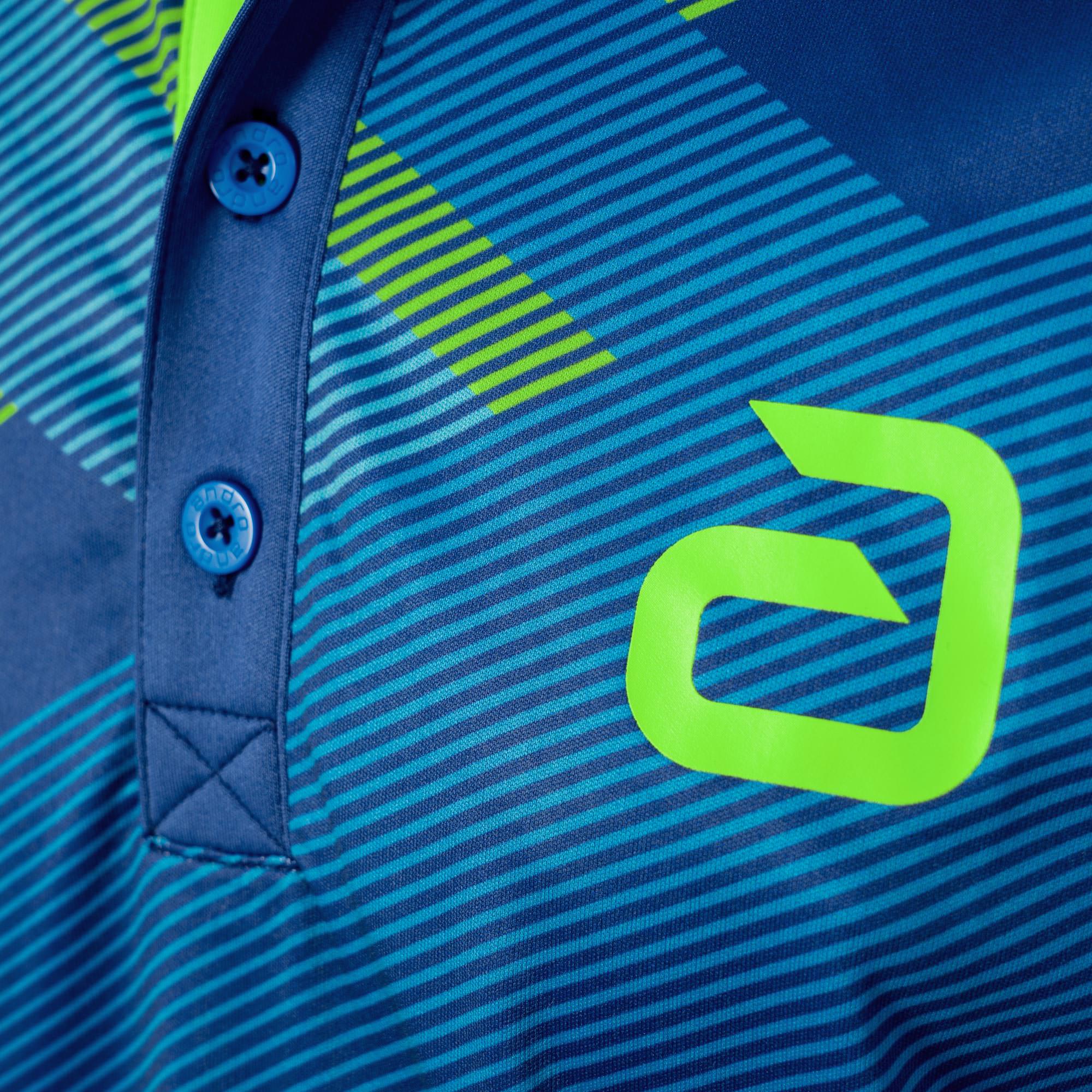 andro Shirt Ataxa blau/grün