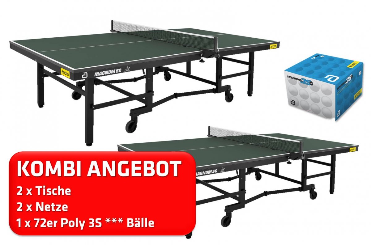 2er Kombi andro Magnum SC inkl. Netz Niveau