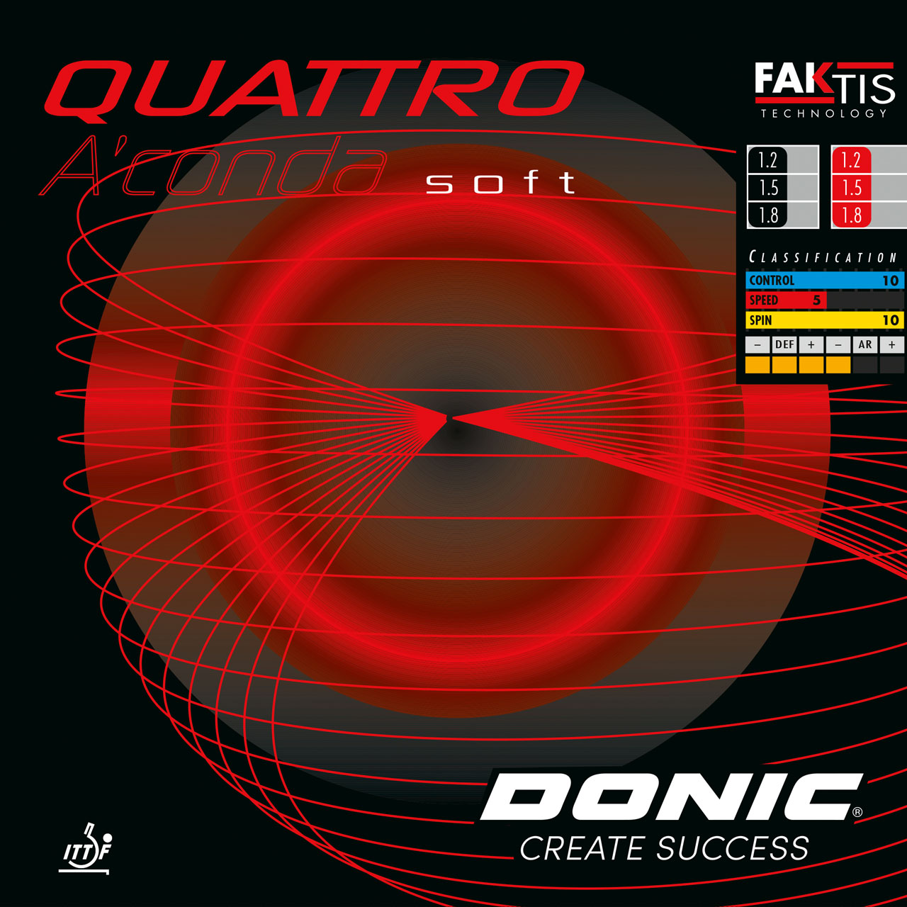 Donic Quattro Aconda soft