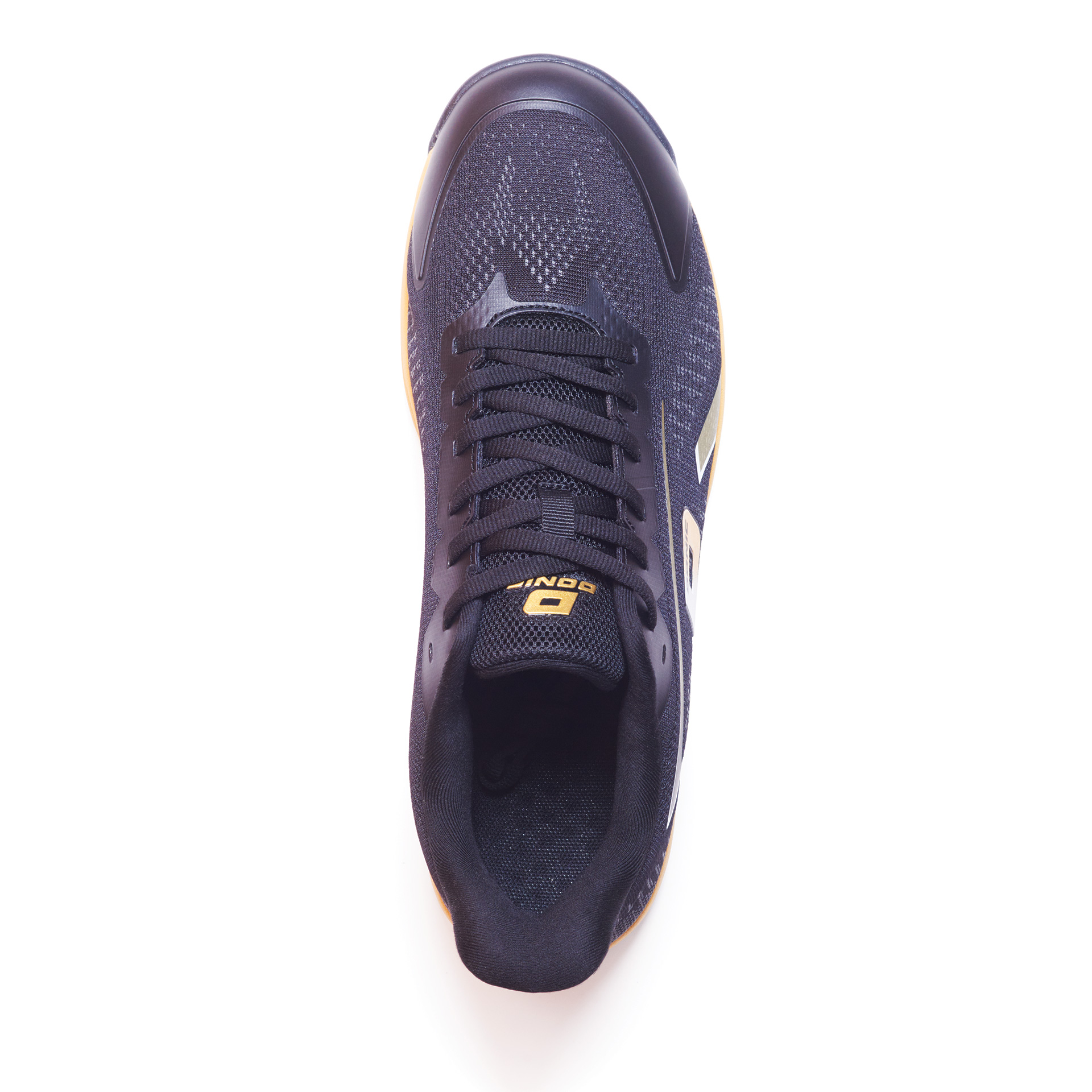 Donic Wettkampfschuh Panther schwarz/gold
