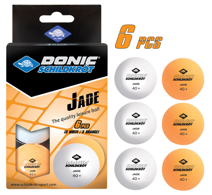 Donic/Schildkröt Ball Jade, Poly 40+ 3w/3o