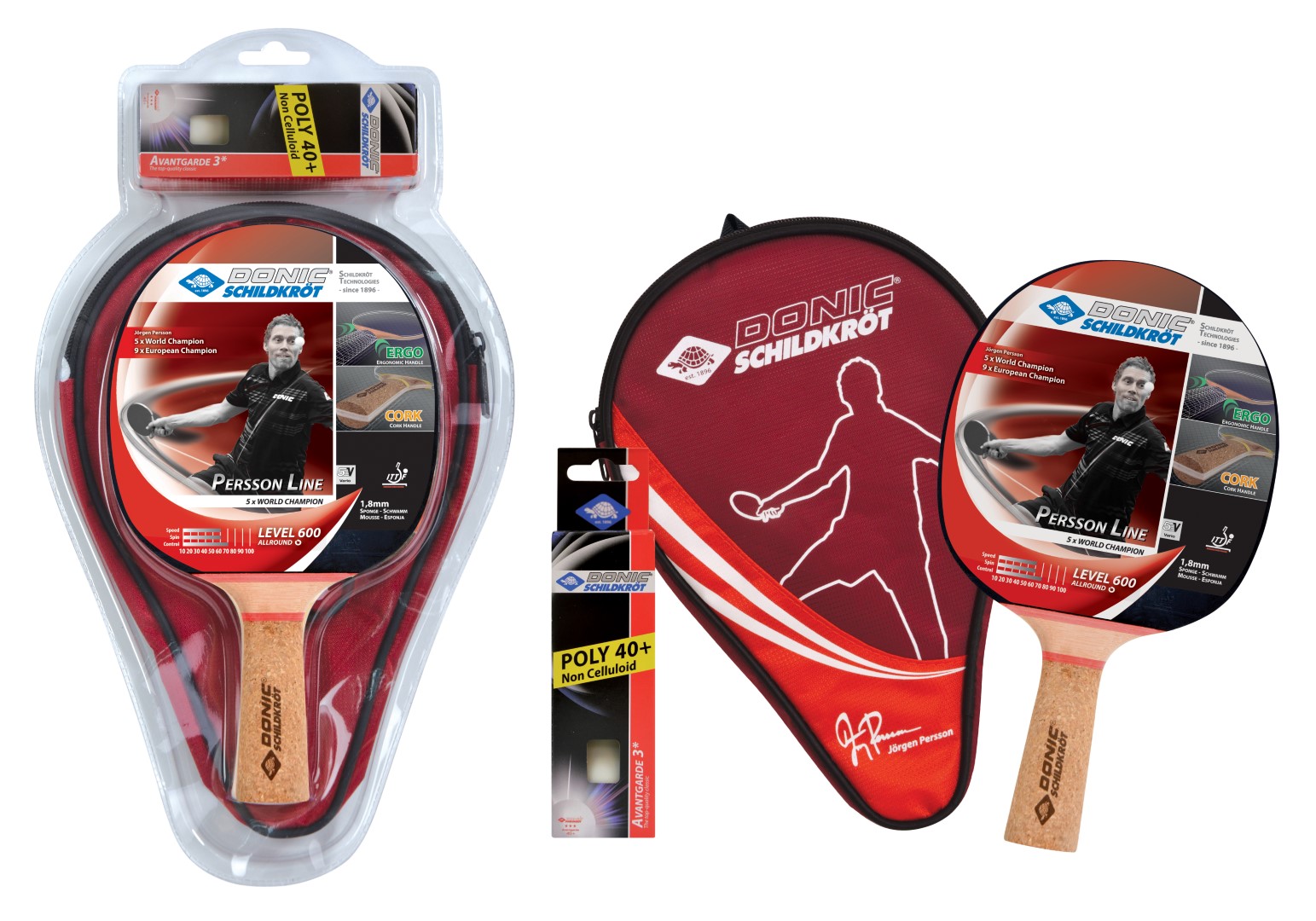 Donic/Schildkröt TT-Set Persson 600